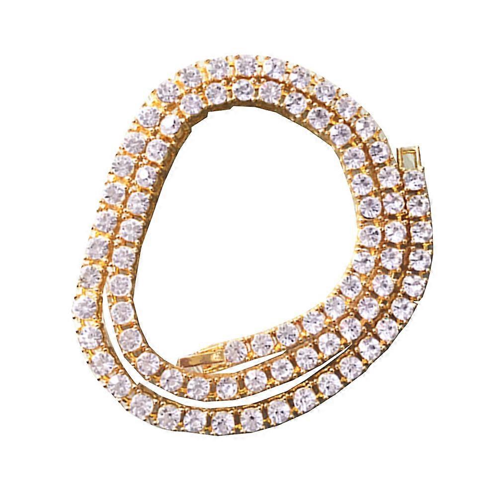 Water Drill Necklace Crystal Chain Necklace for