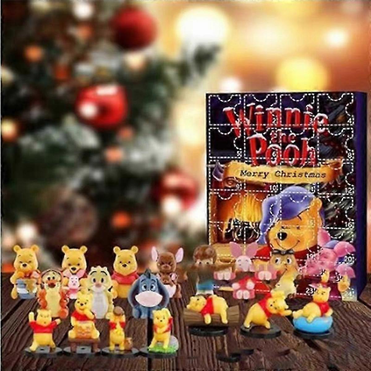 Christmas Advent Calendar Christmas Advent Calendar 24 Countdown Stitch Disney Cute Mickey Ornaments Mickey Mouse Hand-made Blind Box Doll