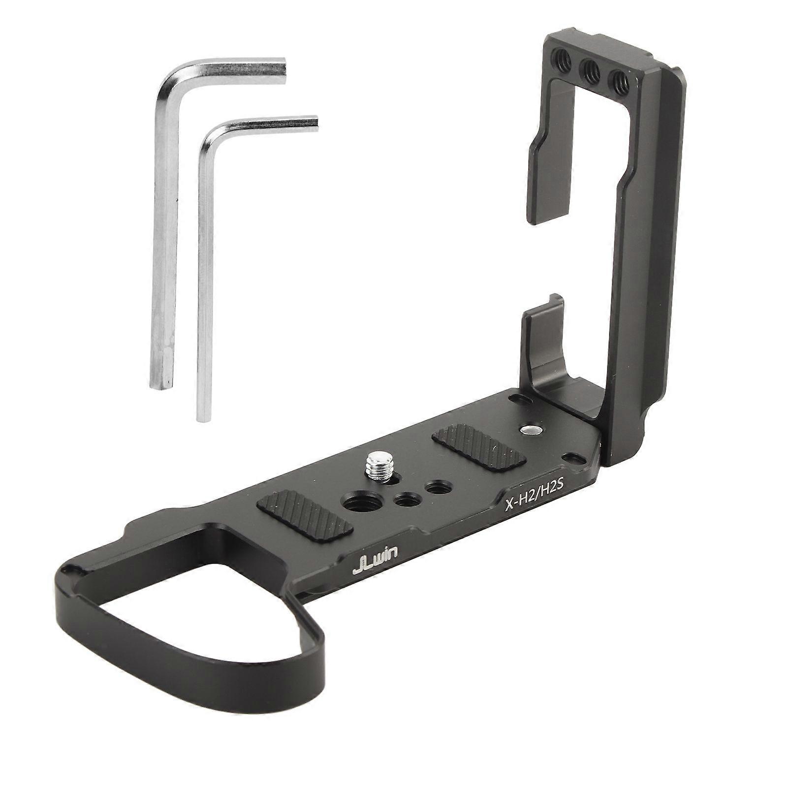 L Bracket Vertical Horizontal Switching Quick Release Plate with 1/4 Inch Screw for Fujifilm X H2 X H2S Camera for DJI Ronin RS2 RS3 Stabilizer