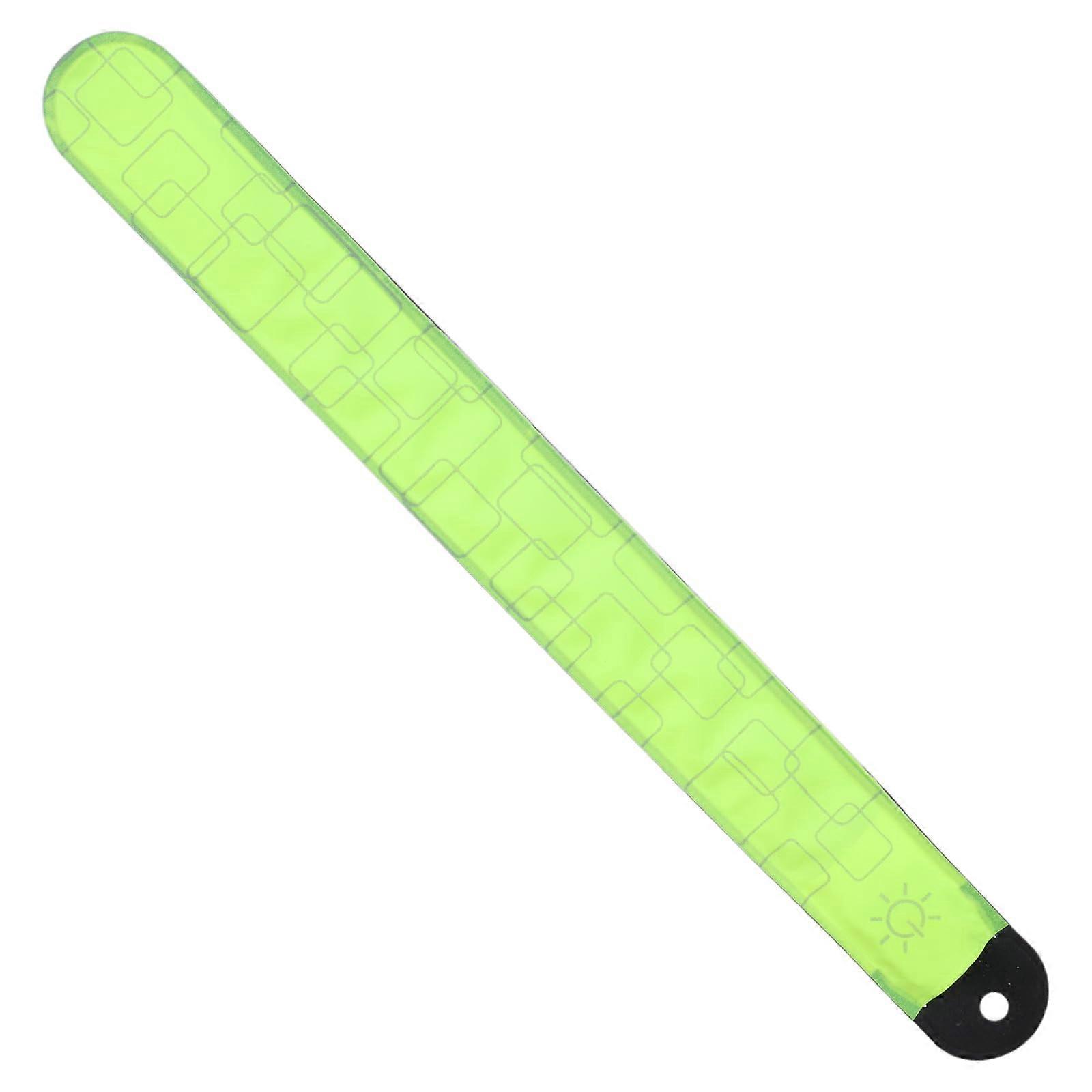LED Armband For Cycling And Running Glow Reflective Wristband Green