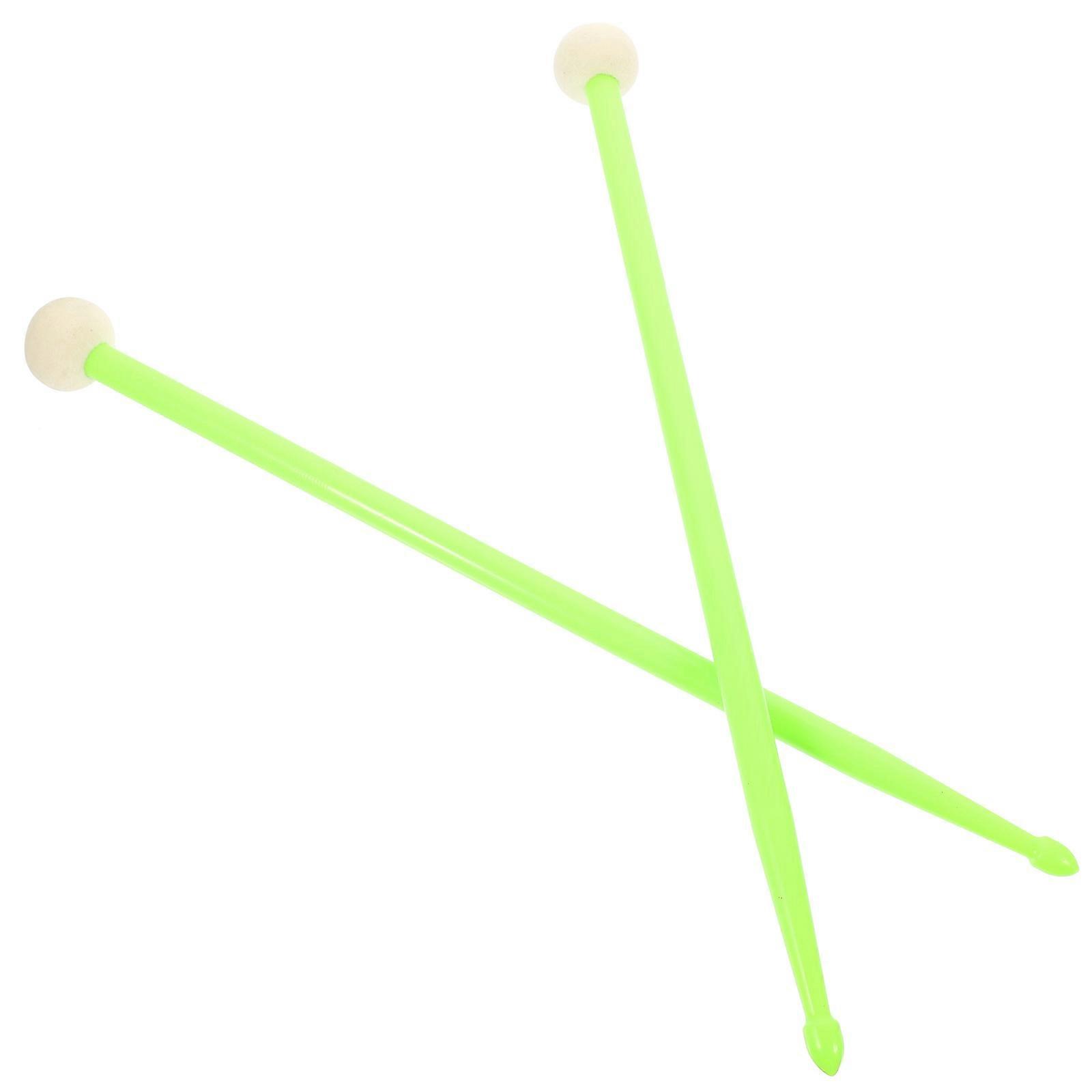 Double-End Drumsticks Drum Stick Nylon for Drum 1Pair Practical Set