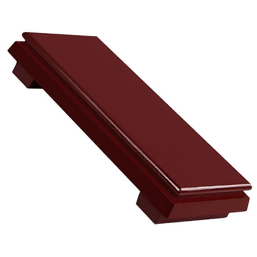 Wooden Planter Stand for Display Pedestal 4Pcs Craft Red Rectangular Base