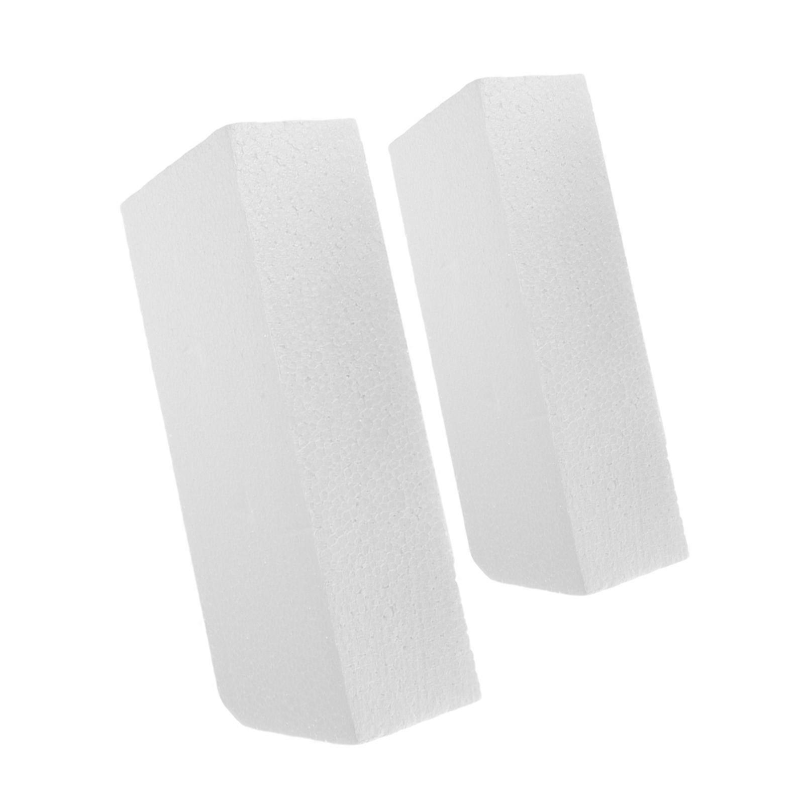 Craft Foam Blocks White for Decoration 8Pcs DIY Foam Blocks for Art Projects