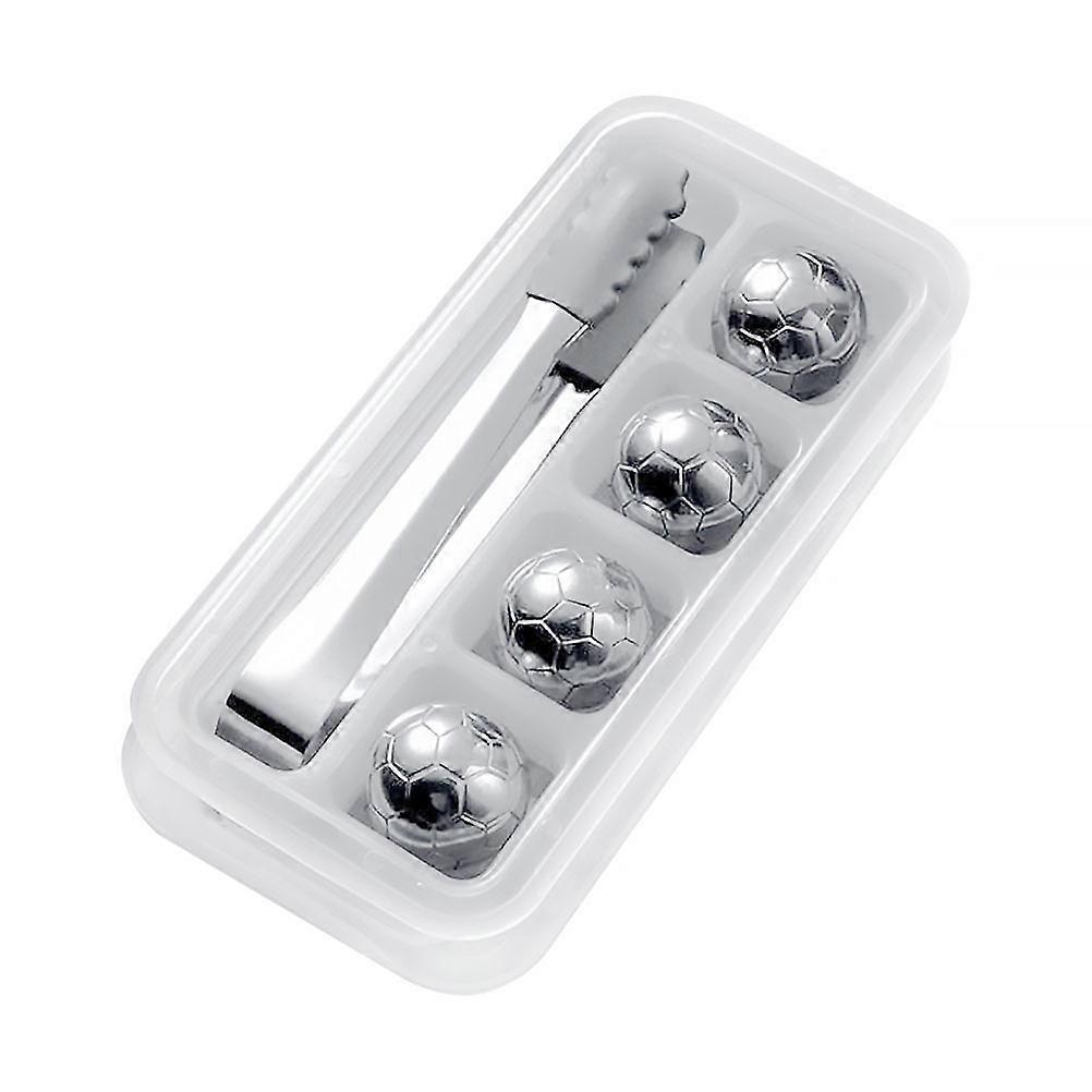 Stainless Steel Whiskey Stones Reusable Ice Cube for Cooling 5Sets