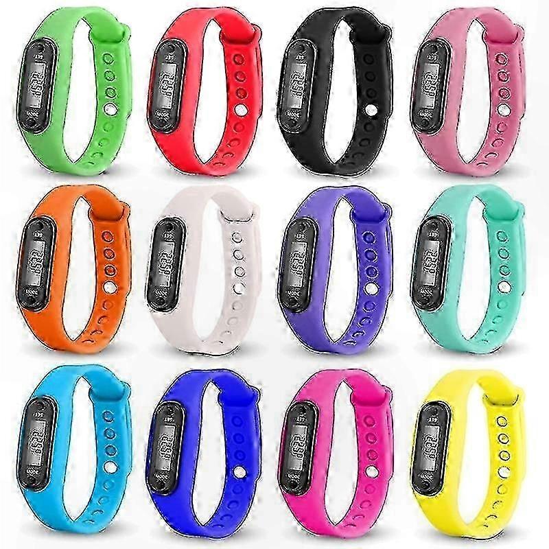 Fitness Tracker with LCD Display - Step Counter Watch for Walking, Running, and Daily Activity Monitoring