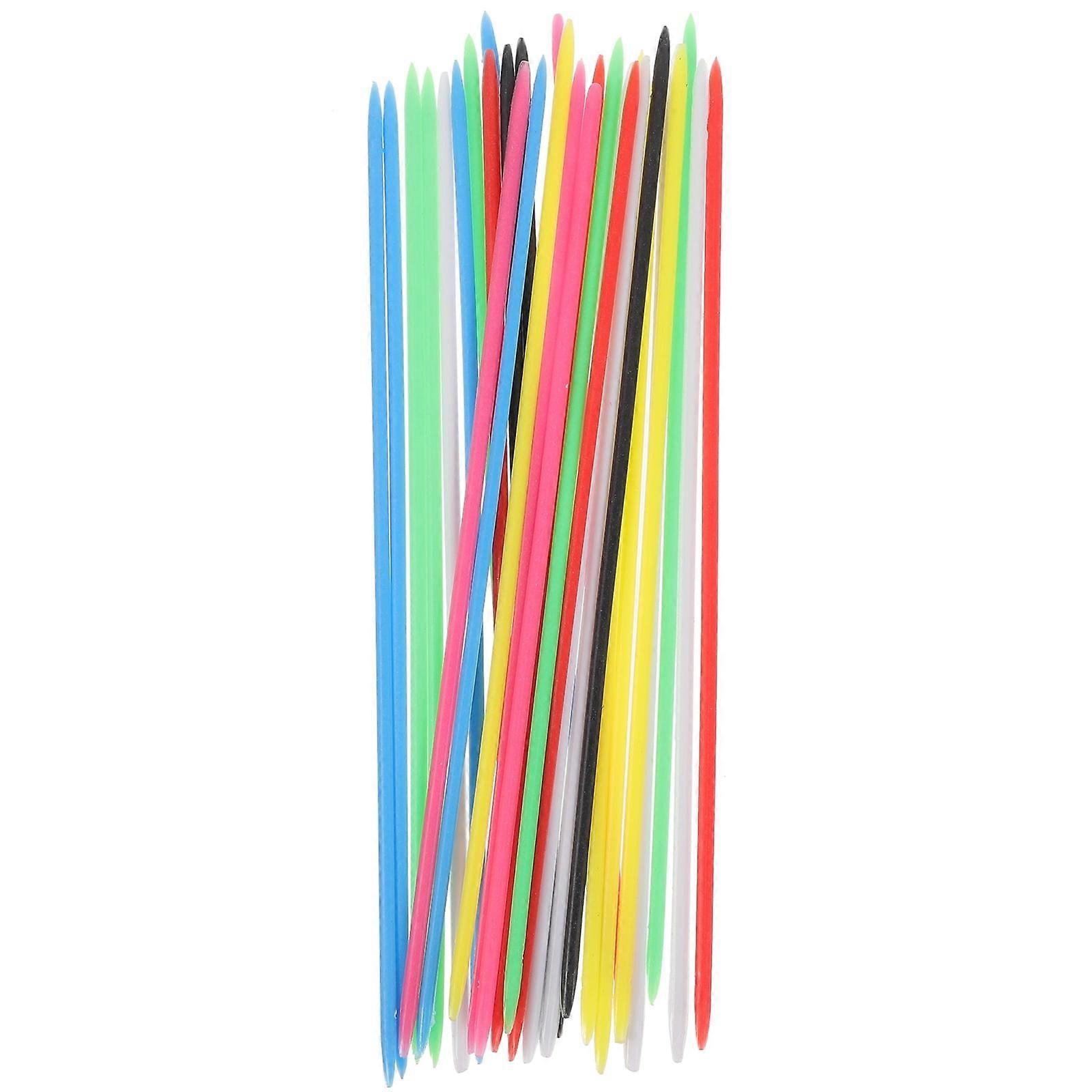 Shengjike 90pcs Pick Sticks Game Toys for Kids - Multiplayer Interactive Colorful Picks