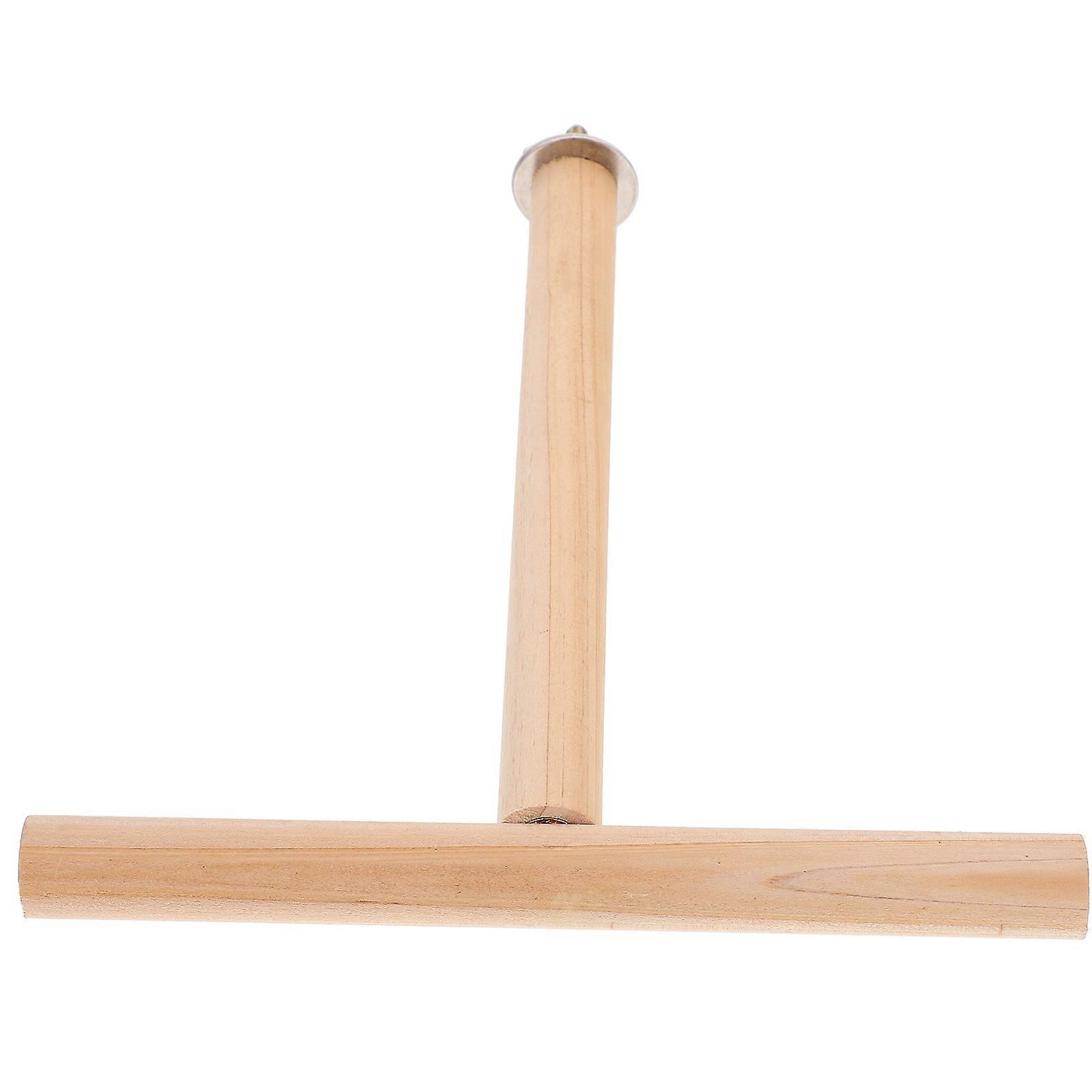 4Pcs Bird Perch Stand Platform Toy for Parrot Cage Wooden Accessory