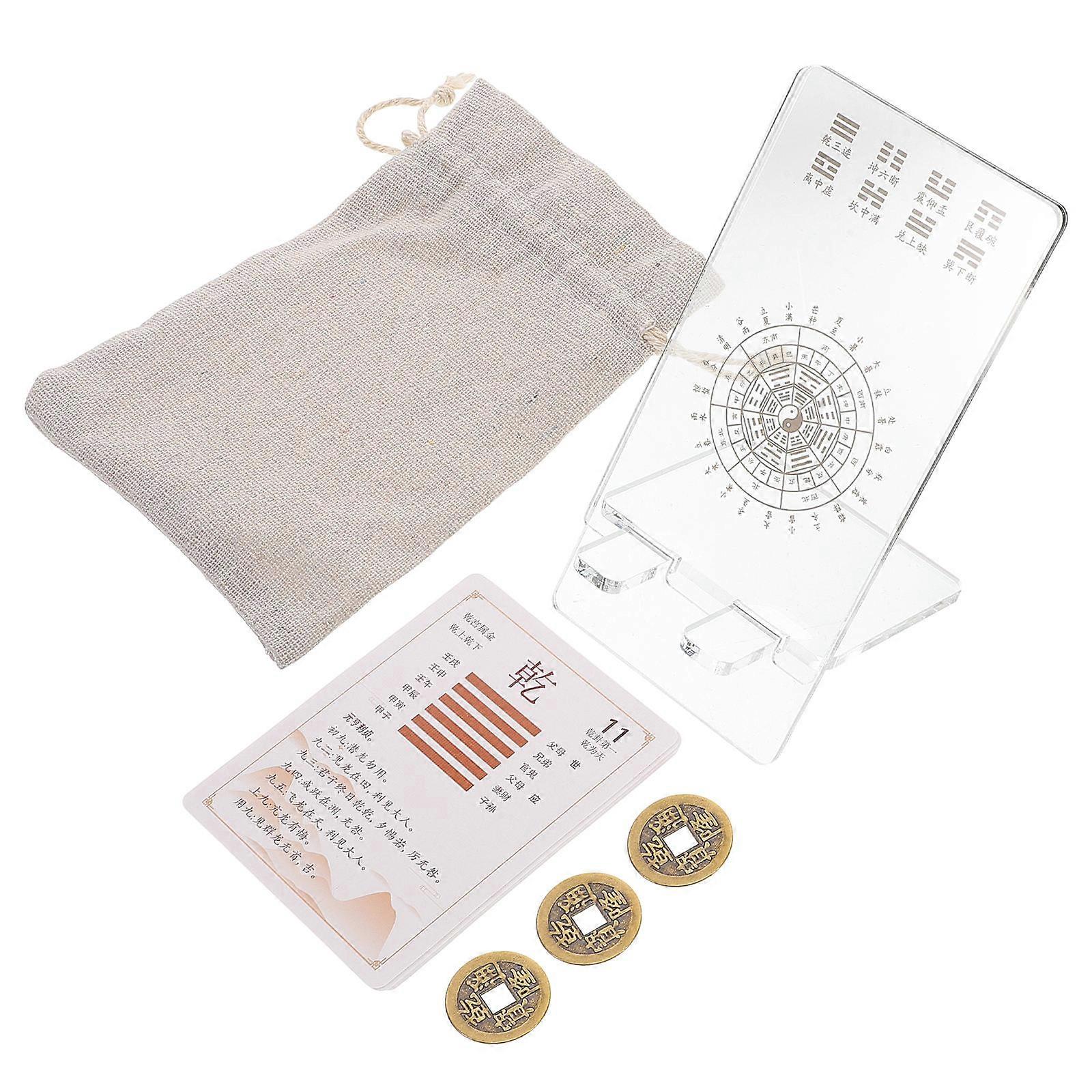 Complete I Ching Fortune Telling Card Set for Learning 1Set