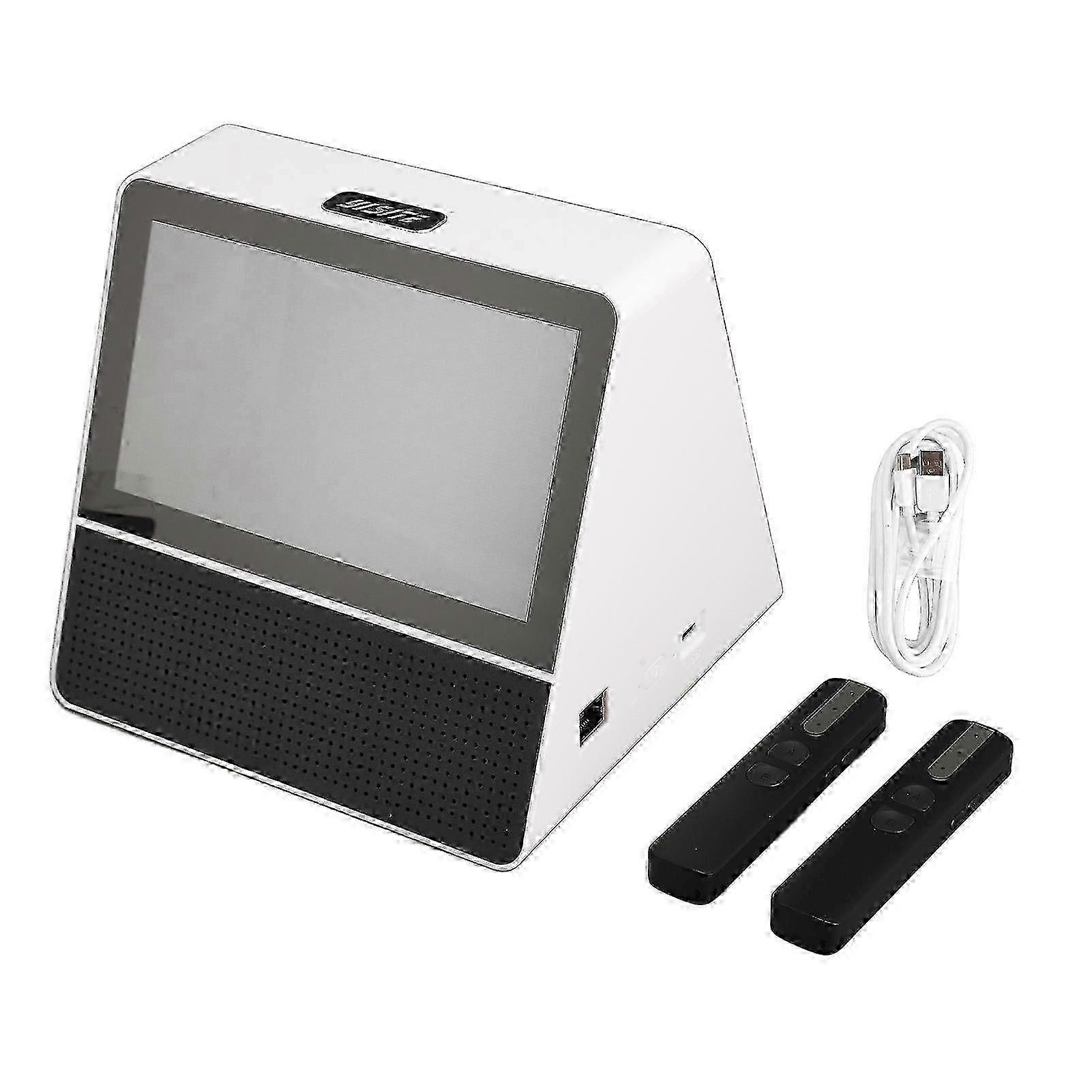 Translator Device 7 Inch Dual Touchscreen 121 Language 2 Way Voice Wifi Rj45 Wired Desk Translation Device With Pickup Remote