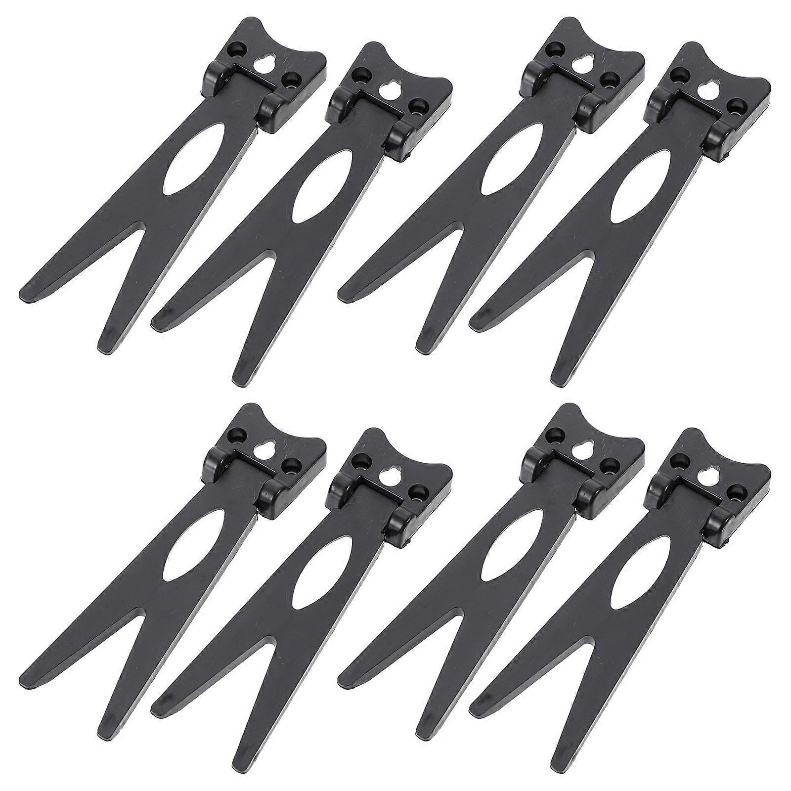 Photo Frame Stands Plastic Display Racks Displaying Photo Frames Tail Shape 4.2×1.2×0.2in 50Set