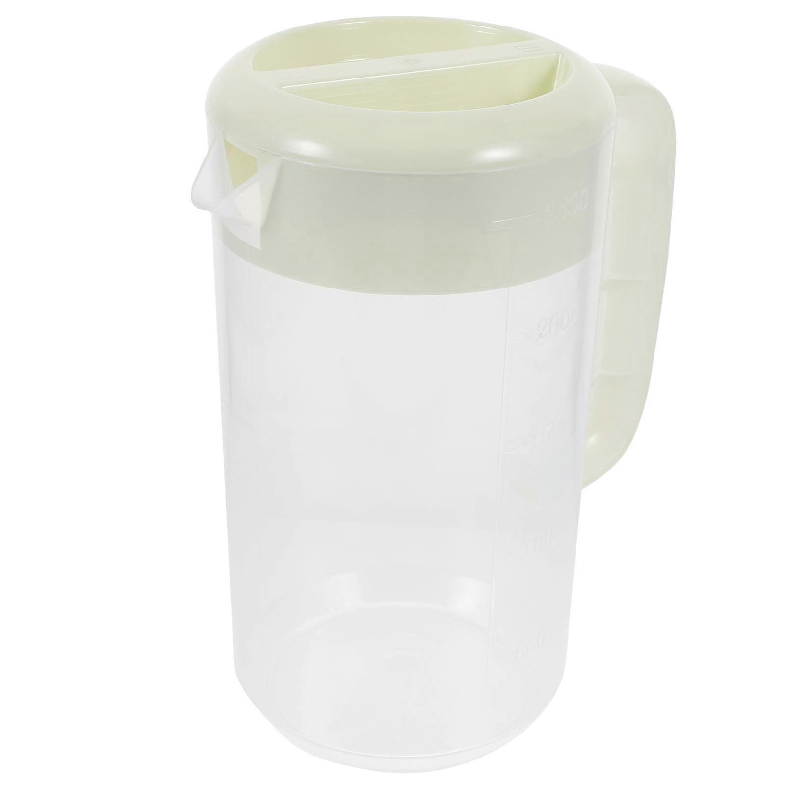 Transparent Measuring Pitcher Beverage Storage Light Green 2500ml For Kids Parties And Home Use 1Set