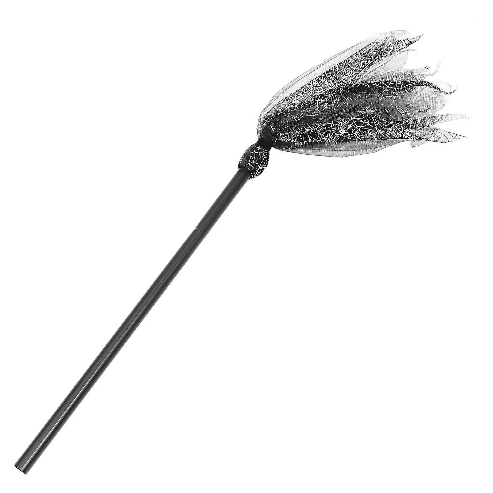 Cosplay Witch Accessory Prop for Halloween Parties and Events Made of Black Plastic Suitable for Families 1Pc