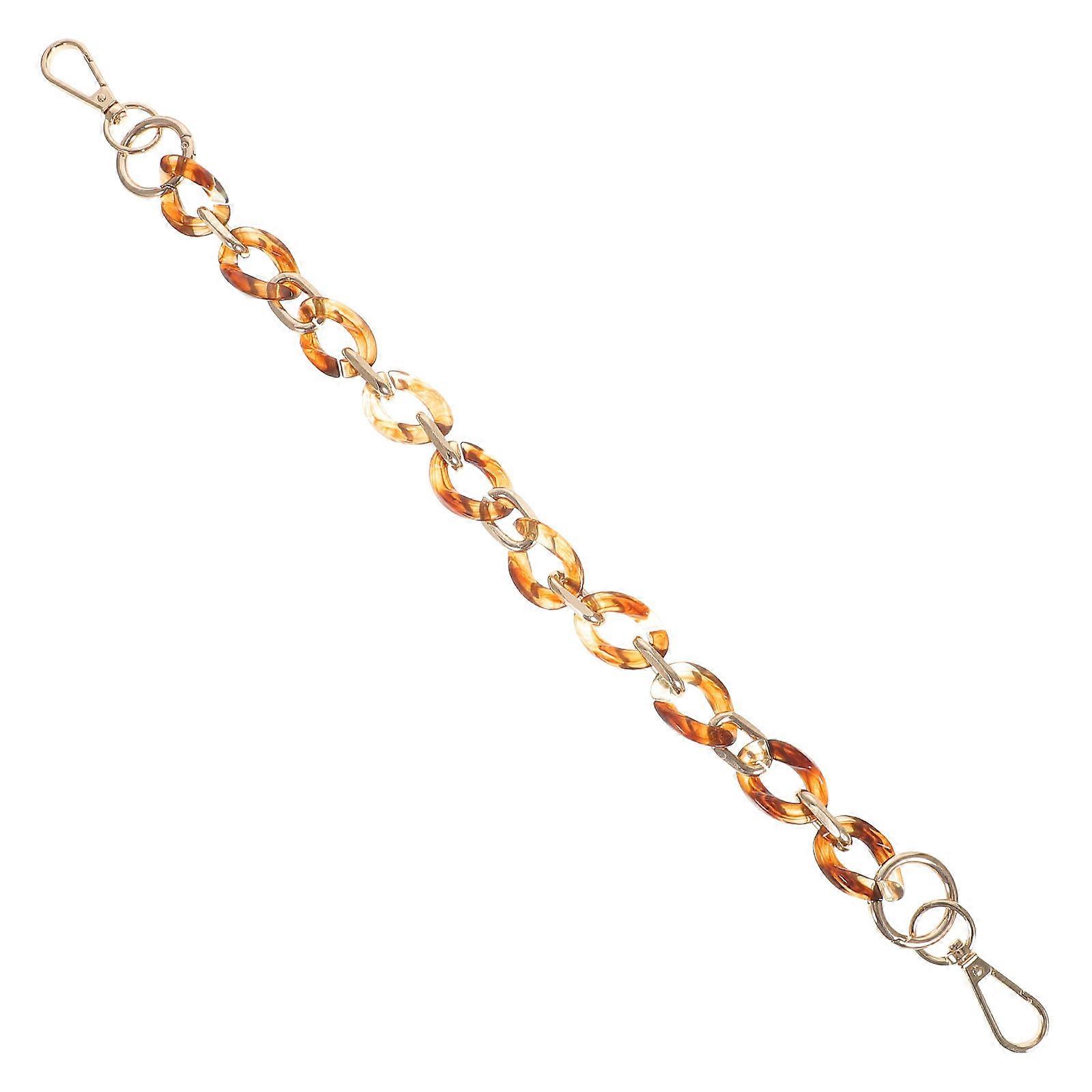 DIY Bag Chain for Shoulder Bag Replacement Resin Chain 4Pcs Removable Set