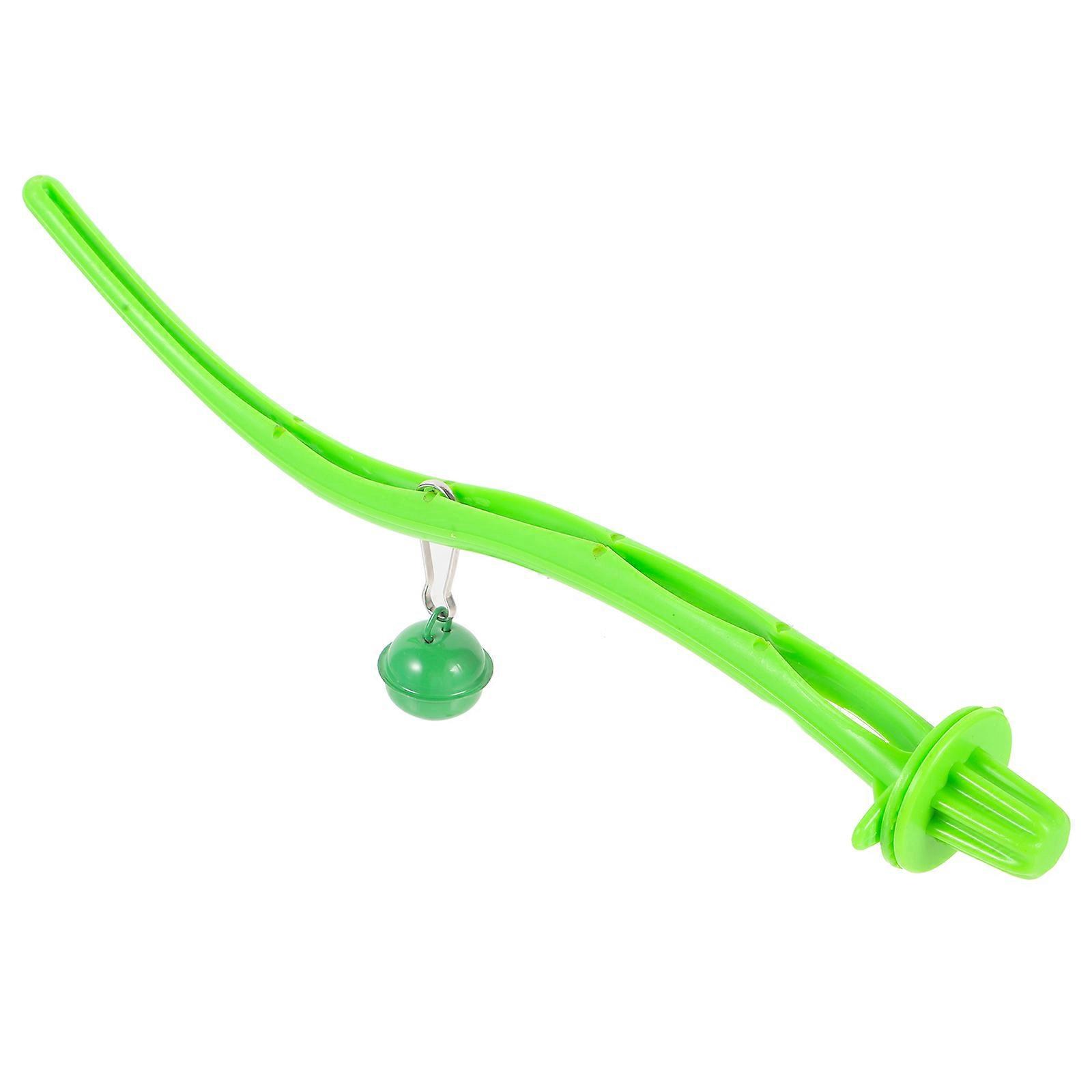 Plastic Parrot Perch Bird Stand Toy for Cage 3Pcs Accessory