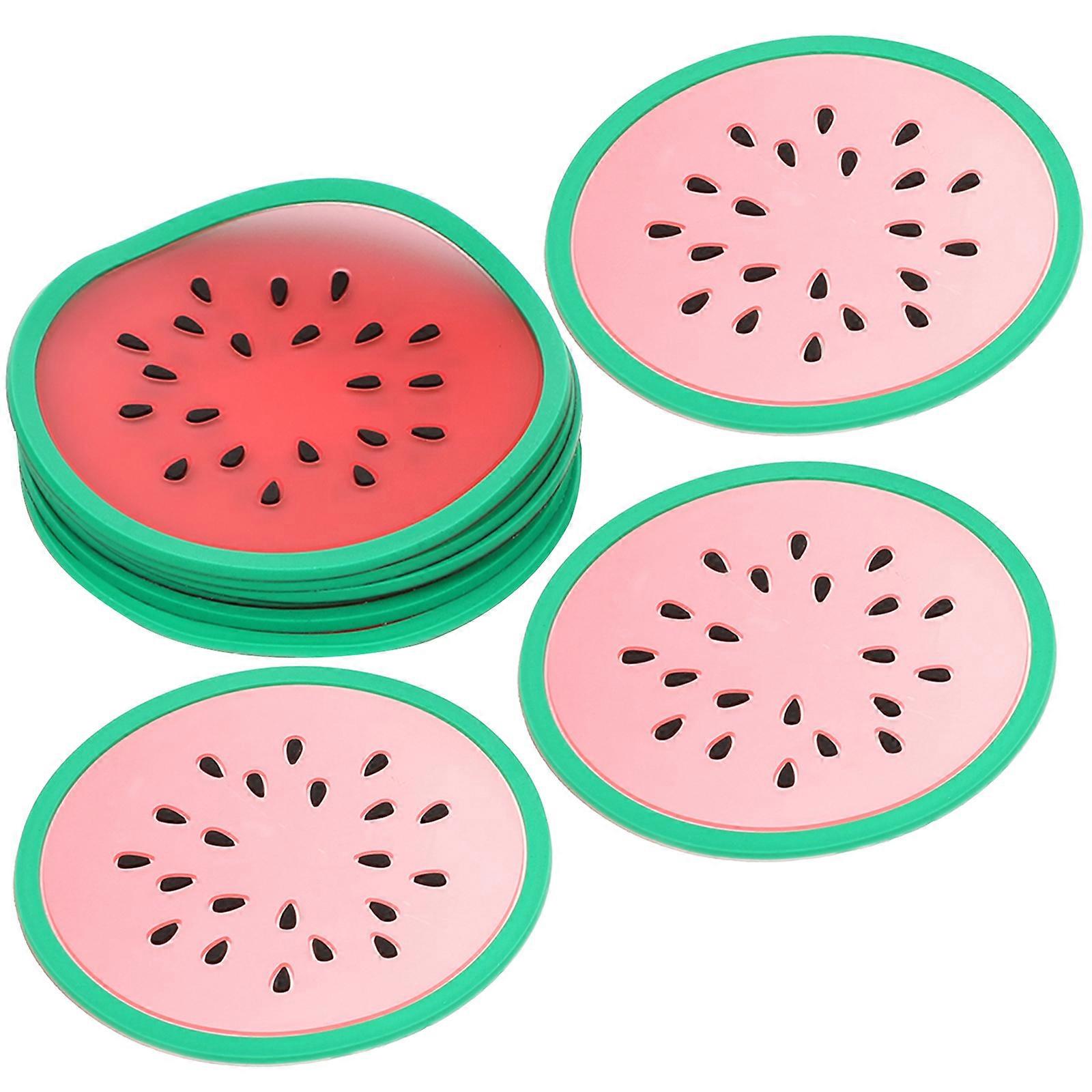 Fruit Coasters Red Fruit Coasters for Heat Resistant Protection 30Pcs