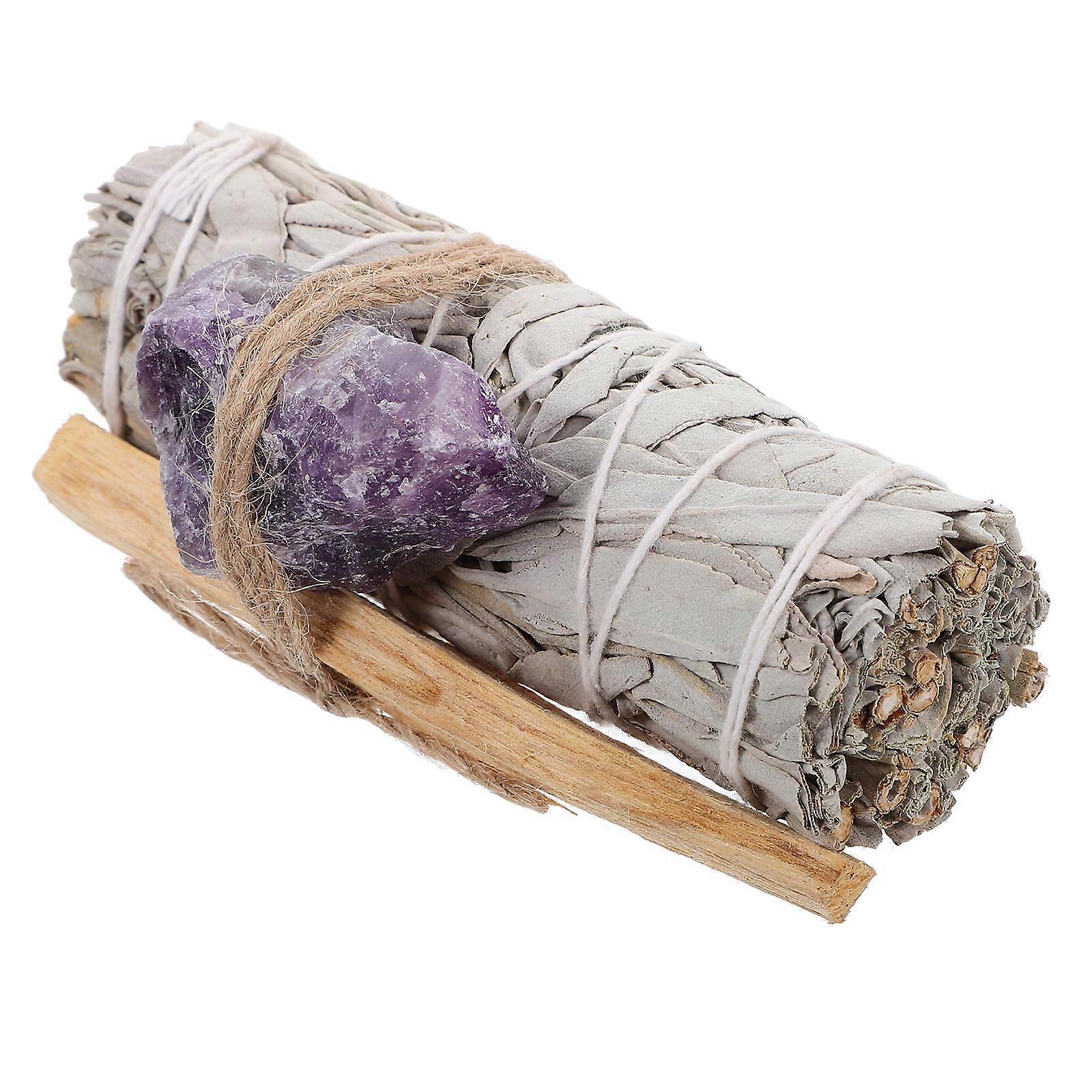 Smudging Sage Bundle Set For Air Purification Meditation Relaxation Wooden Sticks With Multi Color Attributes