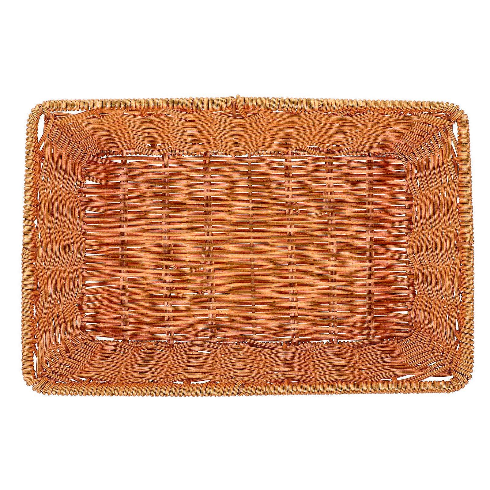 Decorative Bread Basket for Storage 3Pcs PP Material Snack Basket