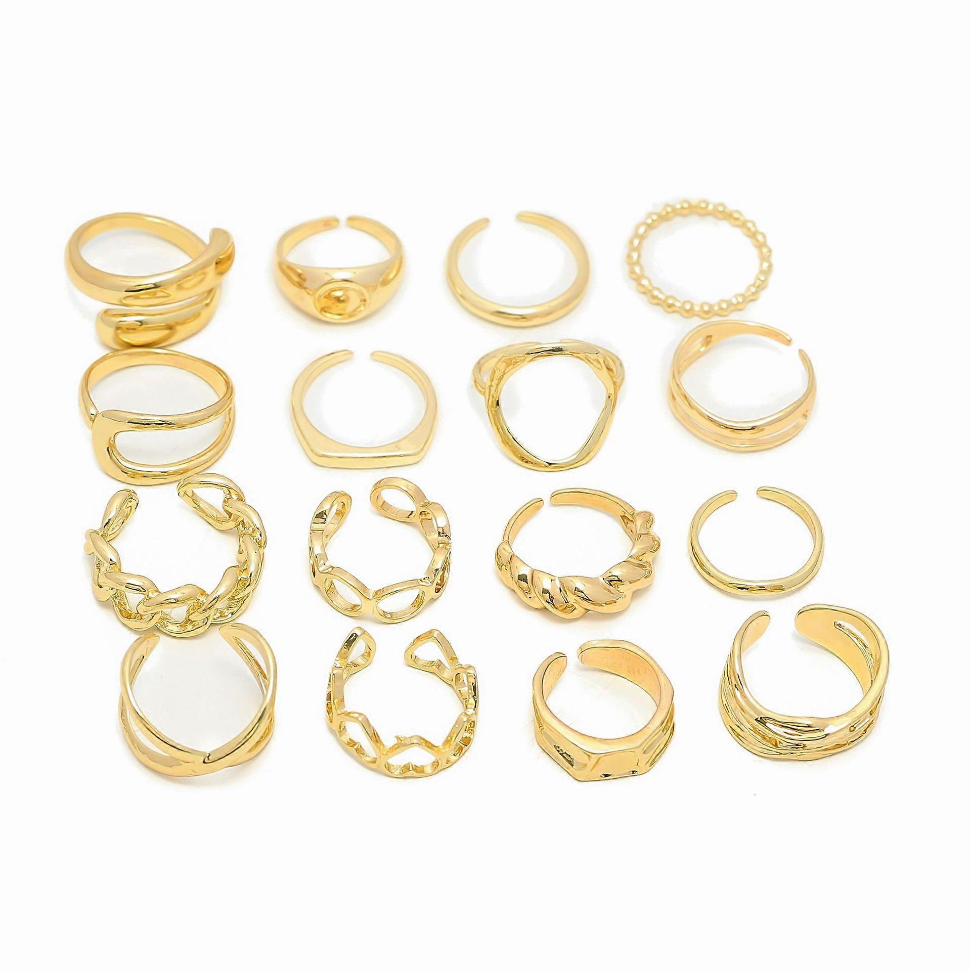 Offener Ring, Herz-Design, geometrisch, einzigartiges Modeschmuck-Accessoire