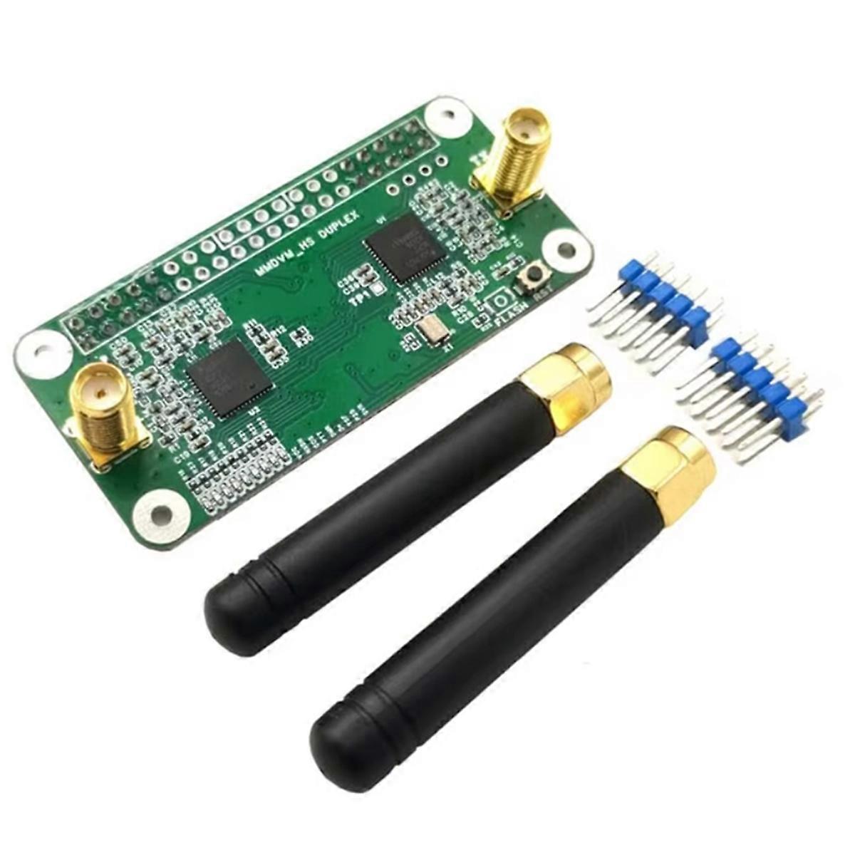 Mini Version Dual Duplex Hotspot Board with 2 Antennas Support P25 DMR NXDN for Pistar