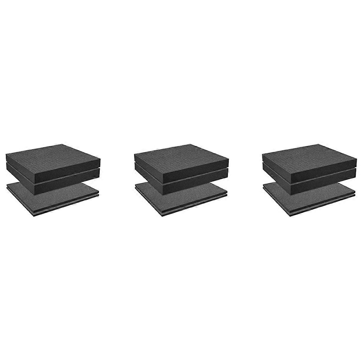 Grid Foam Cube-Foam, 2 Pieces 300x300x50mm/2 Pieces 300x300x10mm