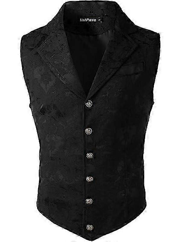 Herren Viktorianische Anzugweste Steampunk Gothic Weste-Yvan