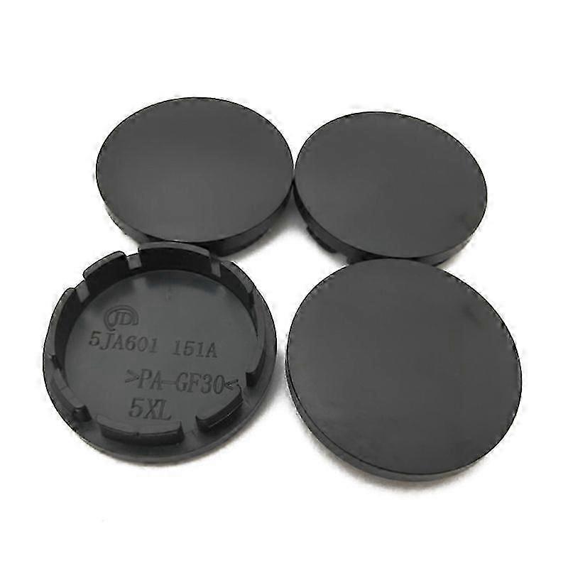 4 st 56 mm bilfälgkapslar universella ABS fordonsdäck fälgskydd