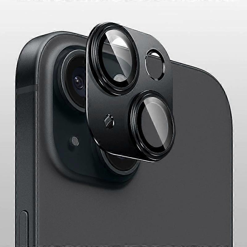 XDcase Armor Full-Coverage Frosted Metal Lens Ring Film For iPhone 14 / 14 Plus