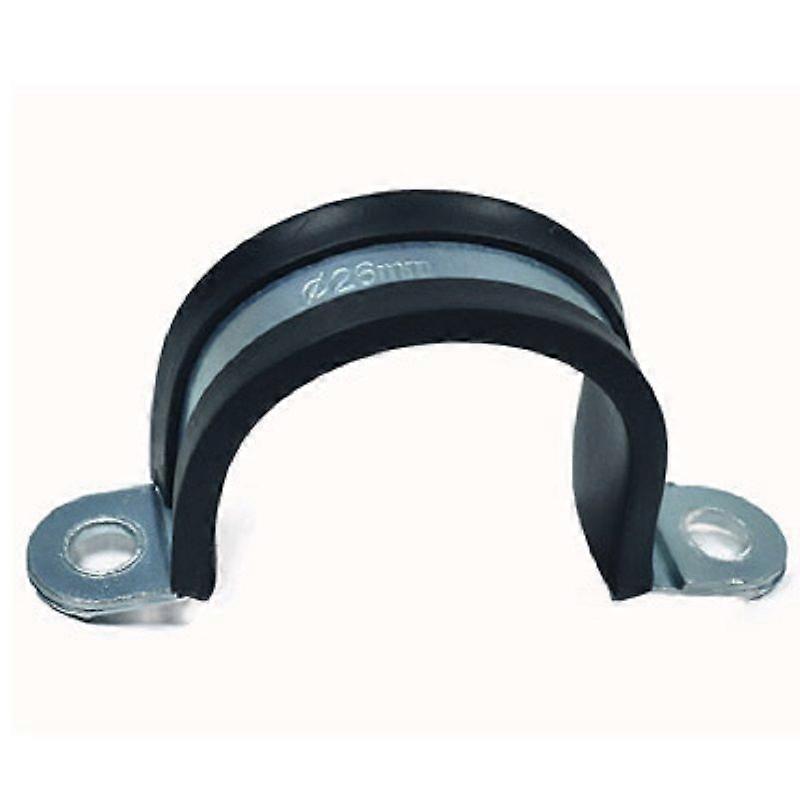 Gummiforet U-formet rørrør Wire klemmer Clips 3stk