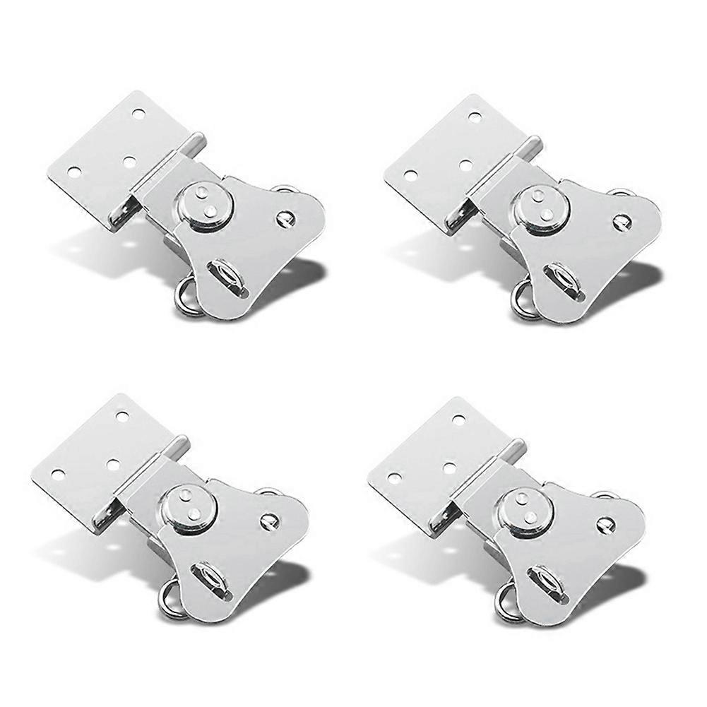4 Pack Spring Loaded Butterfly Latch Large Doorkeeper Clamp