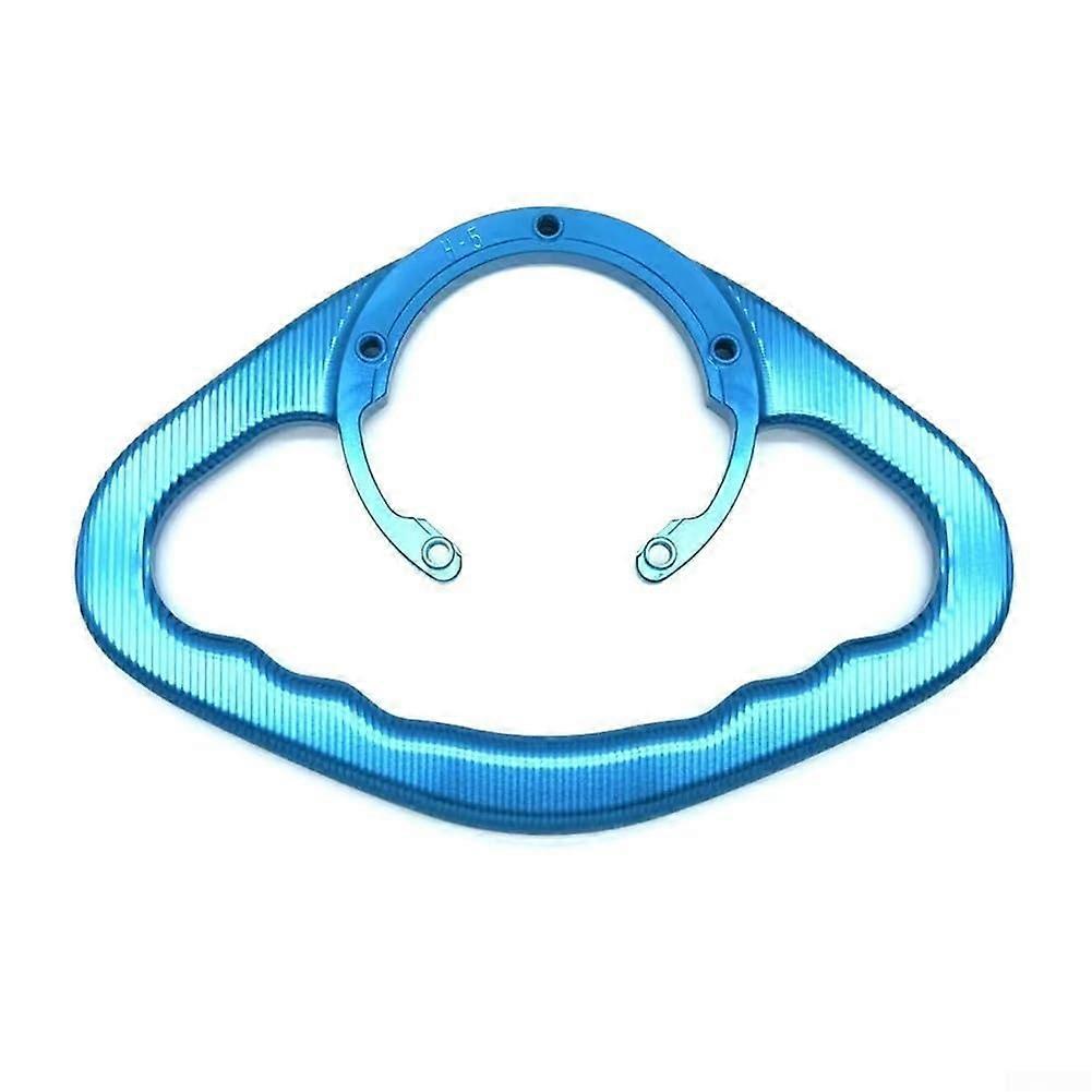 Cnc Aluminium Alloy Handgrip Handle Compatible With 700 Motorcycle Passenger Fuel Tank Grab Bar Blue