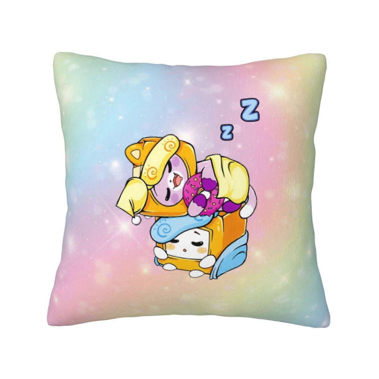 k564 Cat Cartoon Lanky Box Merch Onzichtbare Superzachte en Gezellige Luxe Kussenslopen met ritssluiting, 1 kussensloop, dubbelzijdig afdrukkenWBZT3721