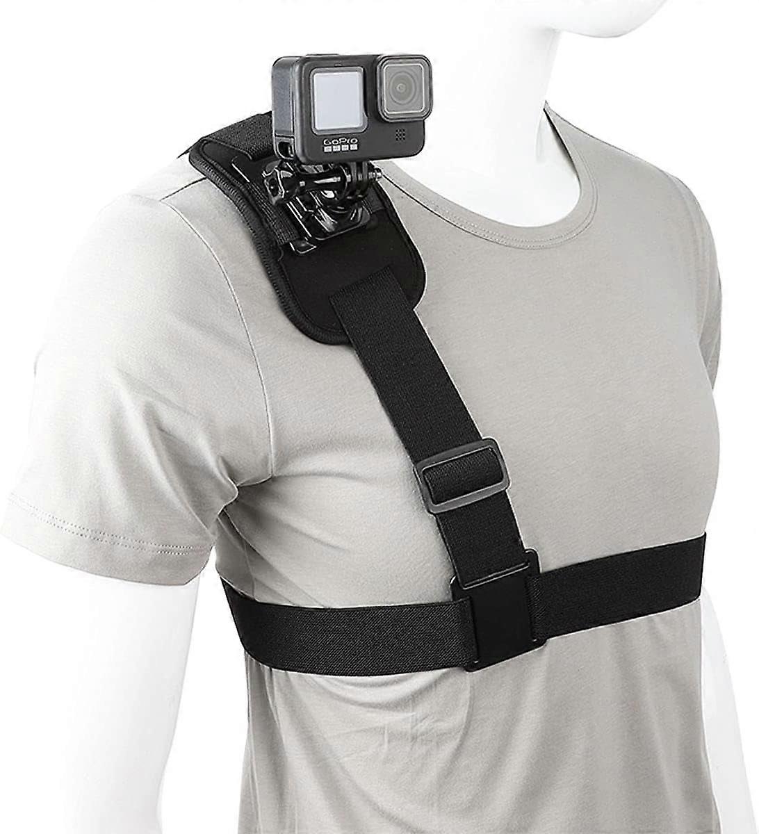 Single Shoulder Strap Mount Compatible for GoPro AKASO or Other Action Cameras