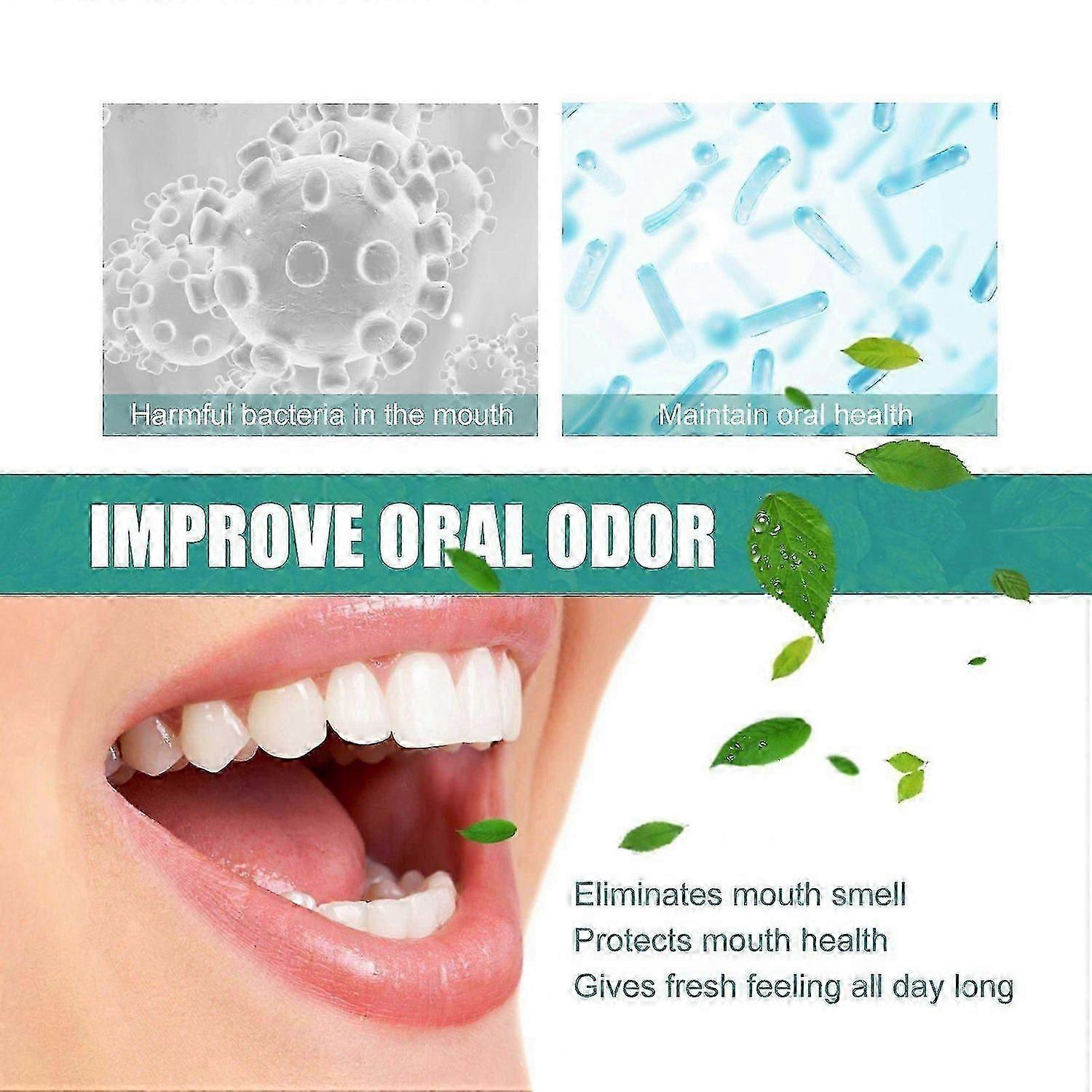 A1 3PC essence d’haleine fraîche nettoie la bouche haleine de menthe rafraîchit l’odeur