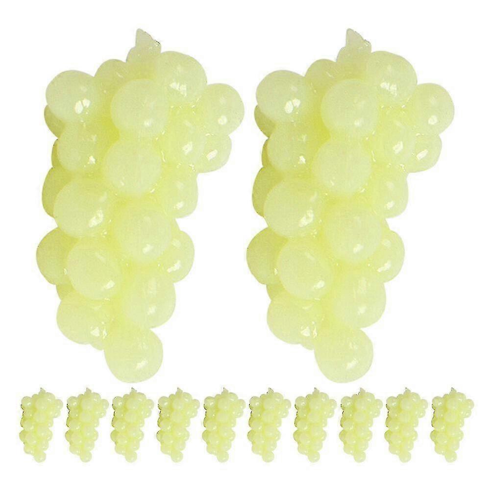 20pcs Miniature Grape Props Mini Artificial Grapes Fake Grapes Artificial Grape Prop