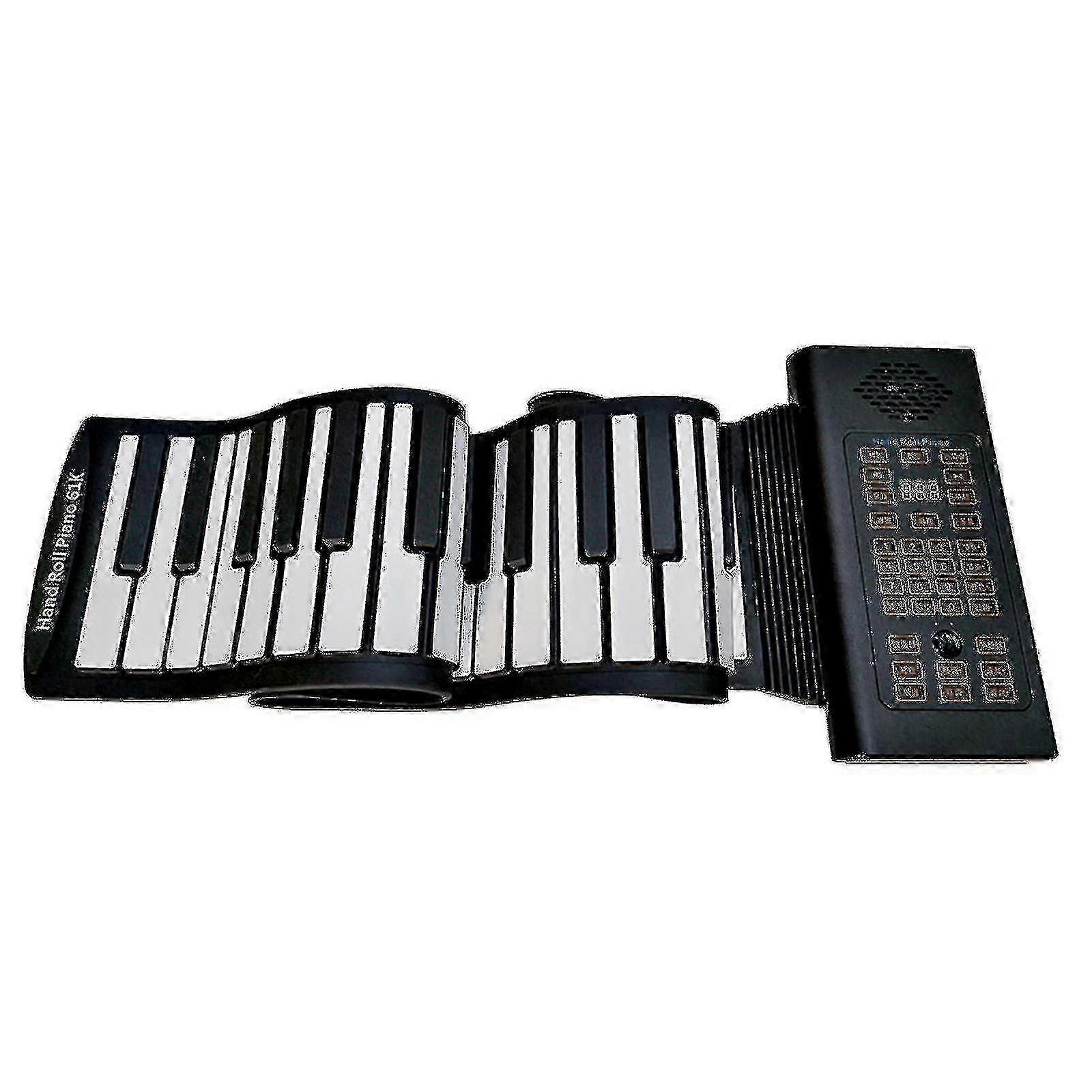 Roll-up Piano 61 /88 Keys,portable Arranger Keyboards,waterproof Silicone Fold Able Piano Keyboard Compatible With Beginners And Kids Jb5-2 f54