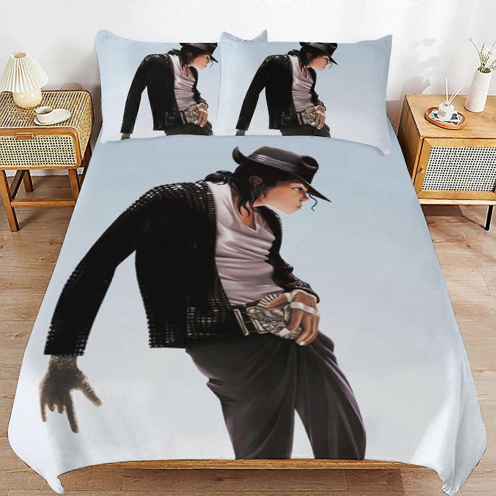u169 Michael Joseph Jackson Daily Comfort Soft Durable Zipper Structure Comfortable Fabric Duvet Cover Sets Sleeping Essentials n169