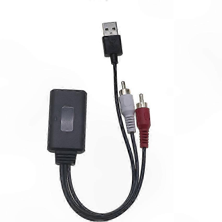 Universal 2RCA Bluetooth o Adapter with Wireless Music Streaming and AUX USB Connectivity for Cars