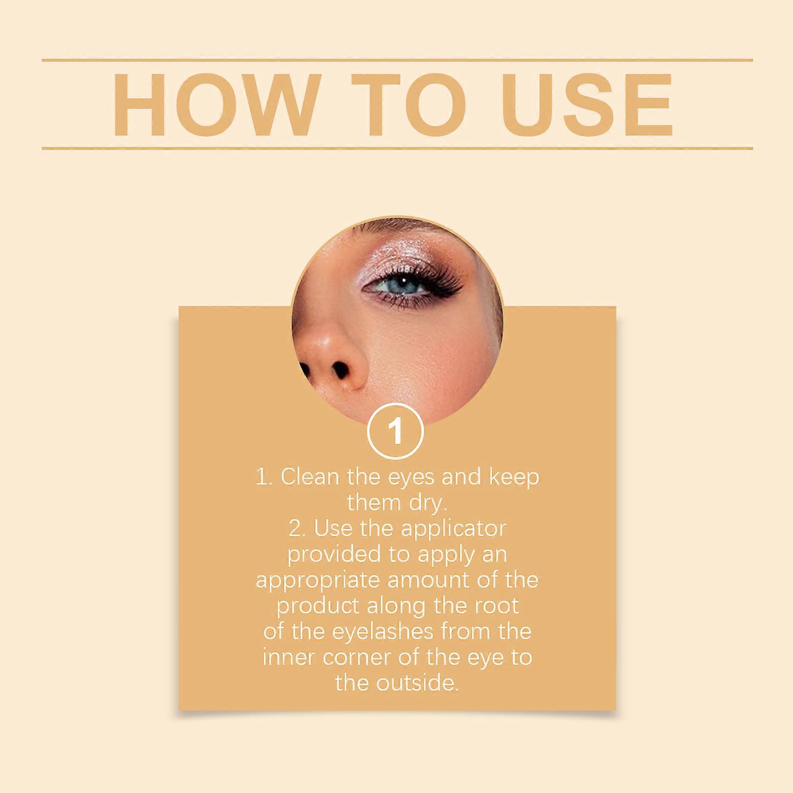 Jaysuing Renewing Lash Serum, Curl Natural Not Off Makeup לא קל להתעלף יומי עדין איפור יופי מסקרה