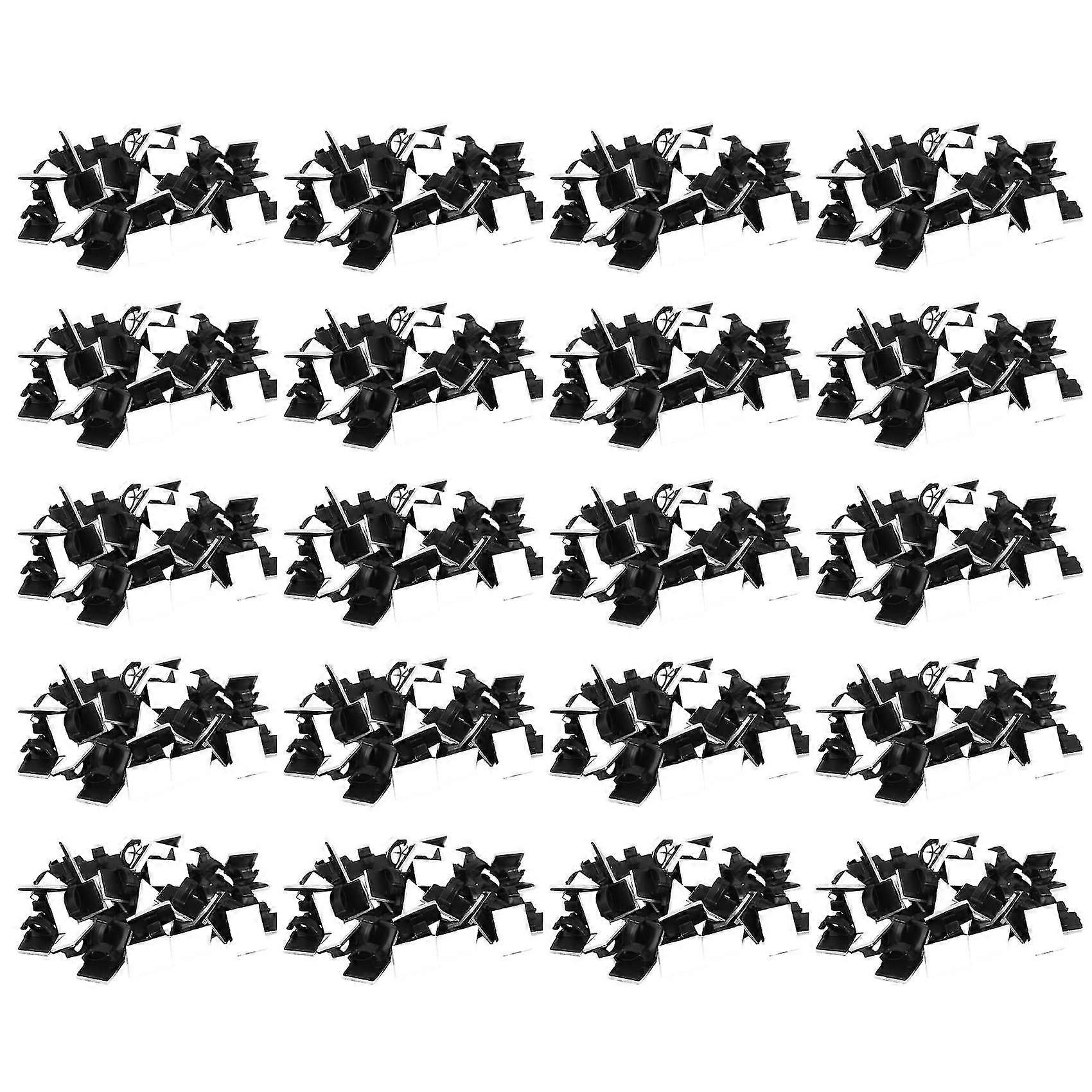 1000 Pcs. Self Adhesive Cable Clamp Plastic Rectangular Cable Clips Cable Tie Cable Wire Management