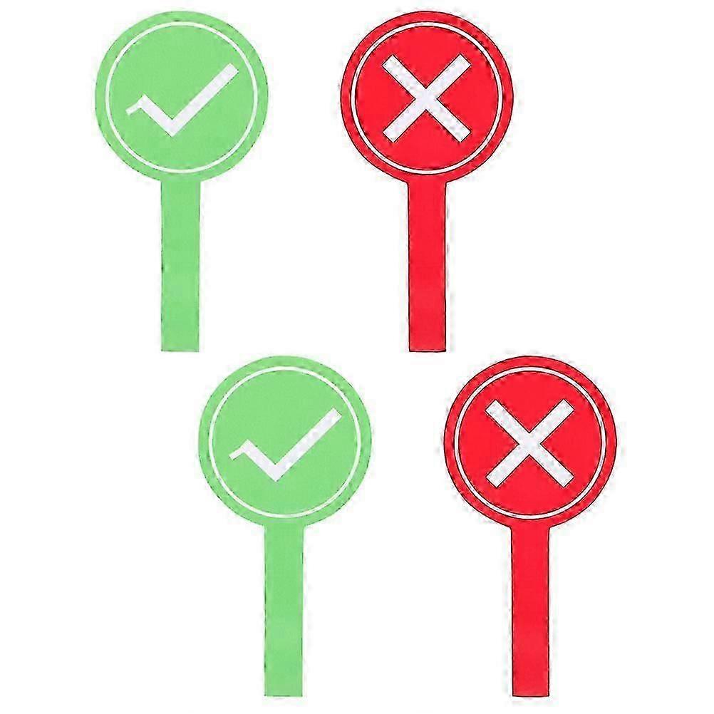 Games Voting Paddle Set Classroom 4Pcs