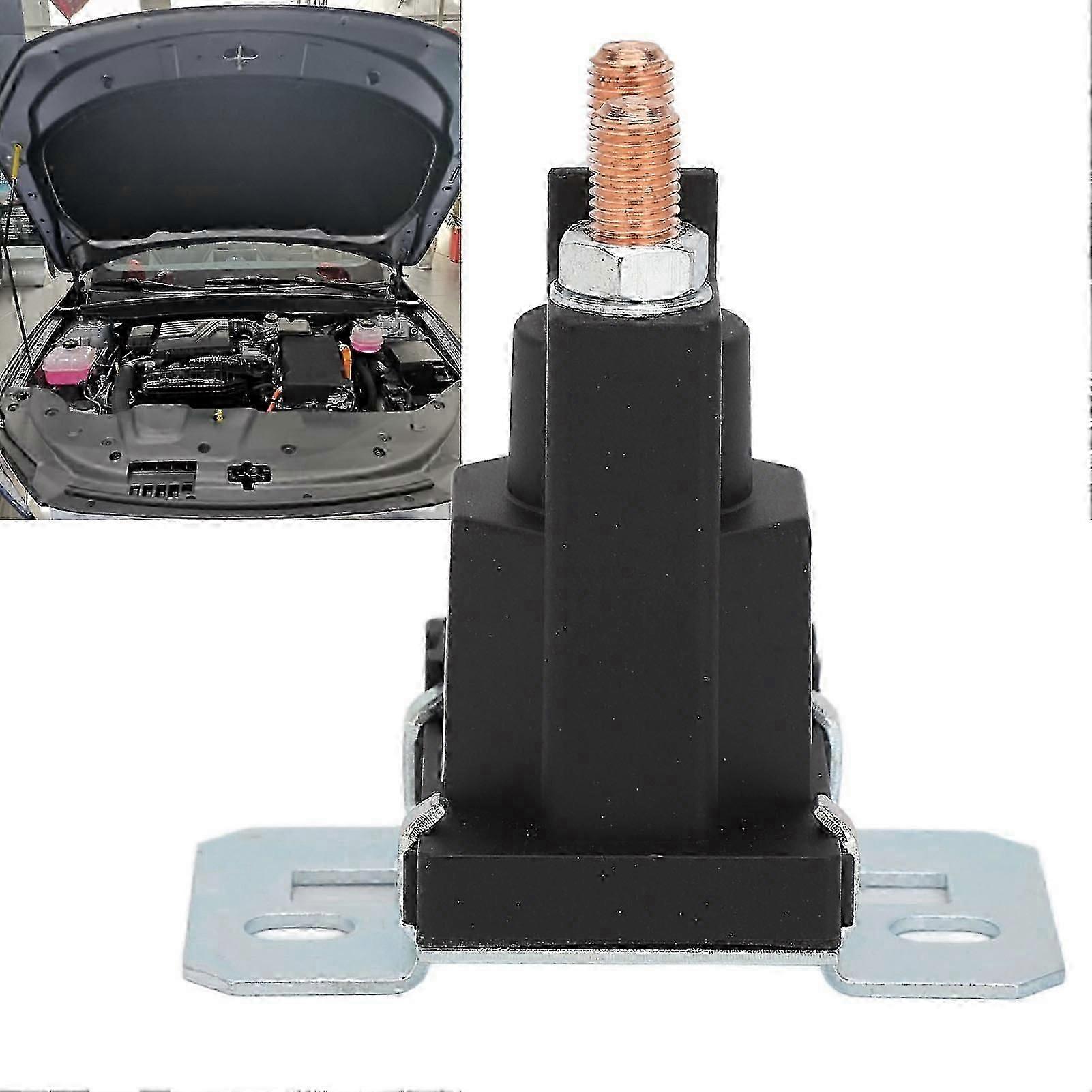 200A Starter Relay Solenoid ABS Brass Terminal Post Type Starter Solenoid for Lawn Mower Forklifts 12V