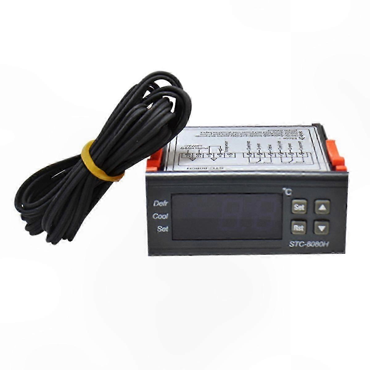 STC-8080H Digital Temperature Controller Refrigerator Thermostat with Microcomputer Display