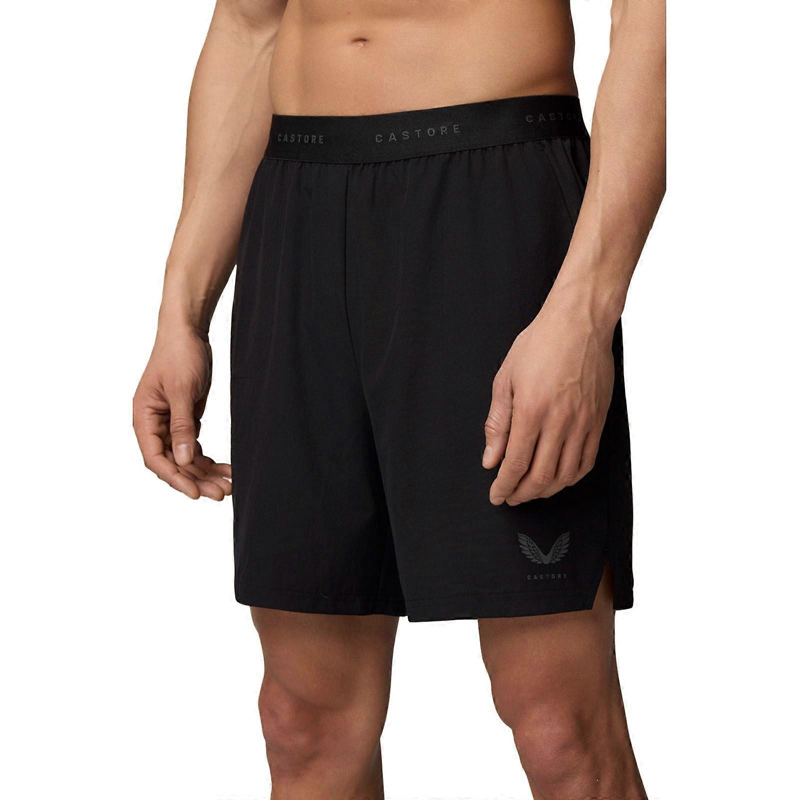 Castore Branded Elastic Shorts Polyester Men's Black
