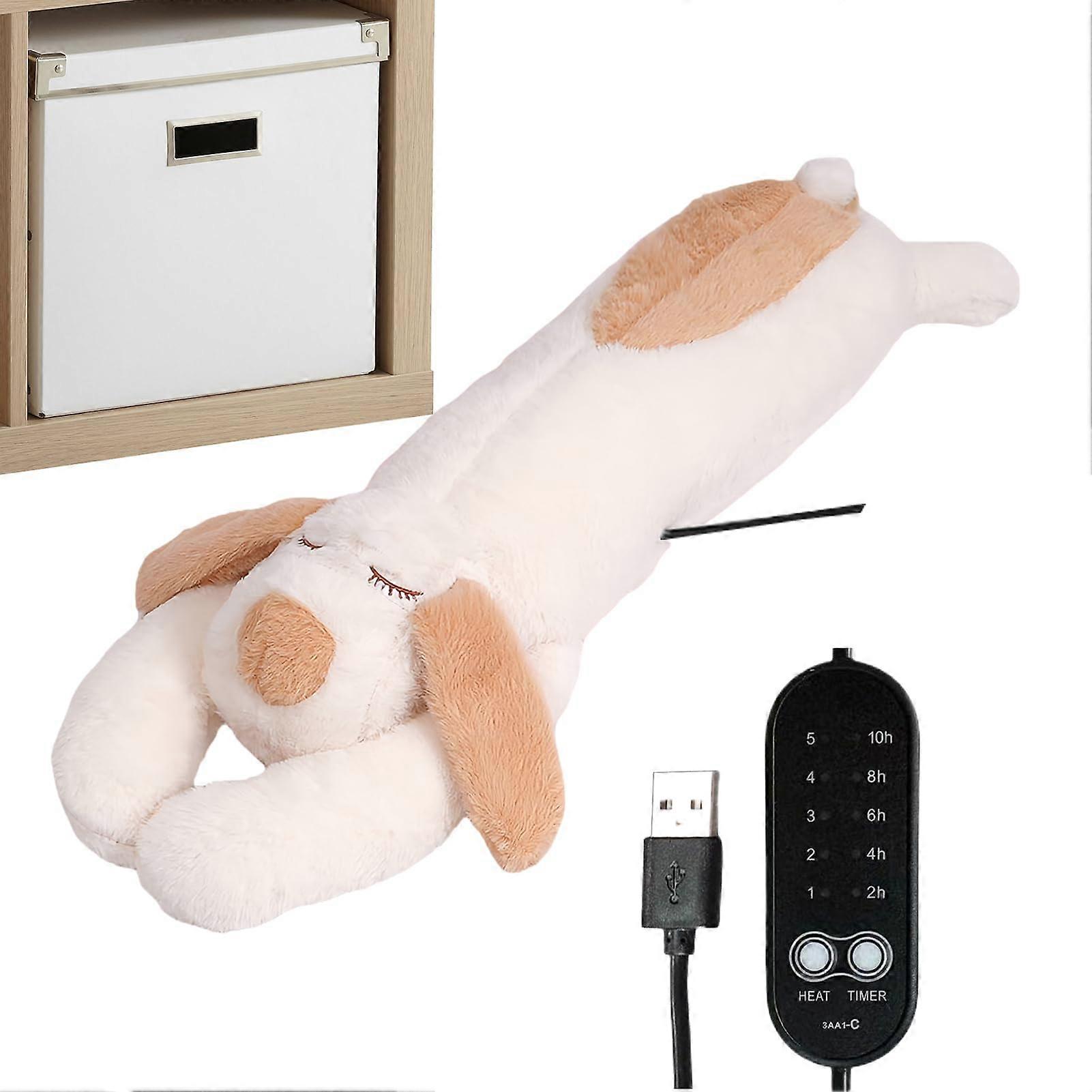 Heat Cushion Cuddly Toy USB Heated Plush For Dogs With Temp Control And Auto Shut Off For Neck Shoulders Back Belly