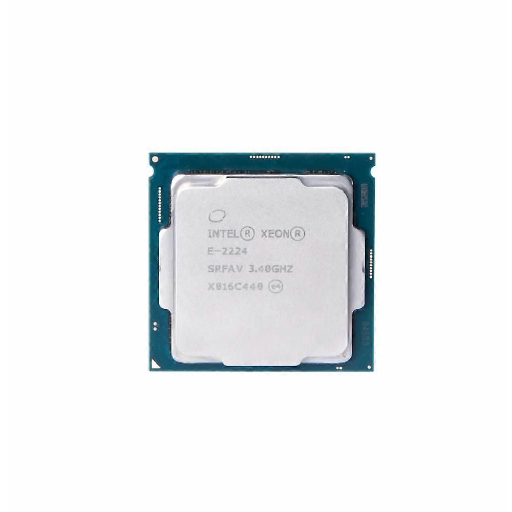 Xeon E-2224 CPU - Socket LGA 1151 4 Cores 4 Threads 3.4 GHz 8MB L3 Cache 71W TDP.