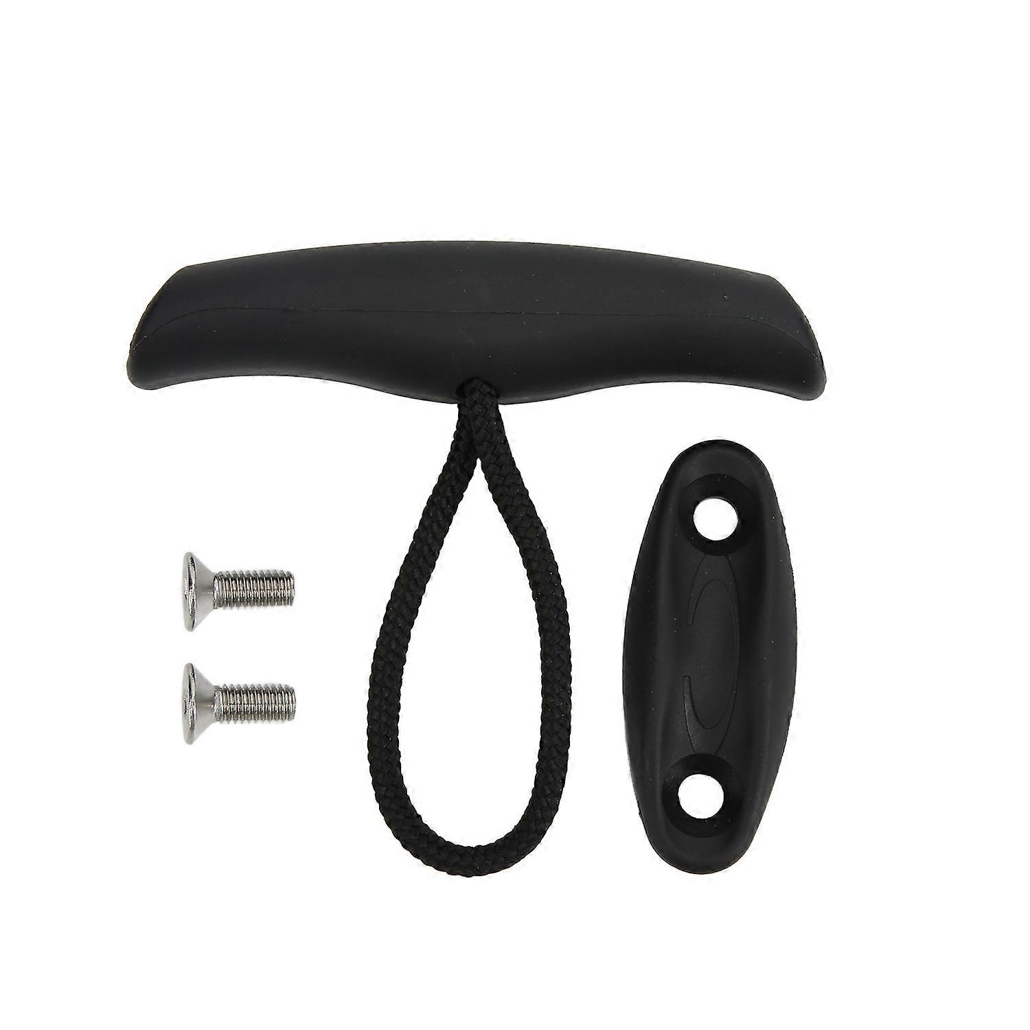 Universal Marine Canoe Kayak Nylon Pull Handle T Handle with Cord Rope Mounting Screw