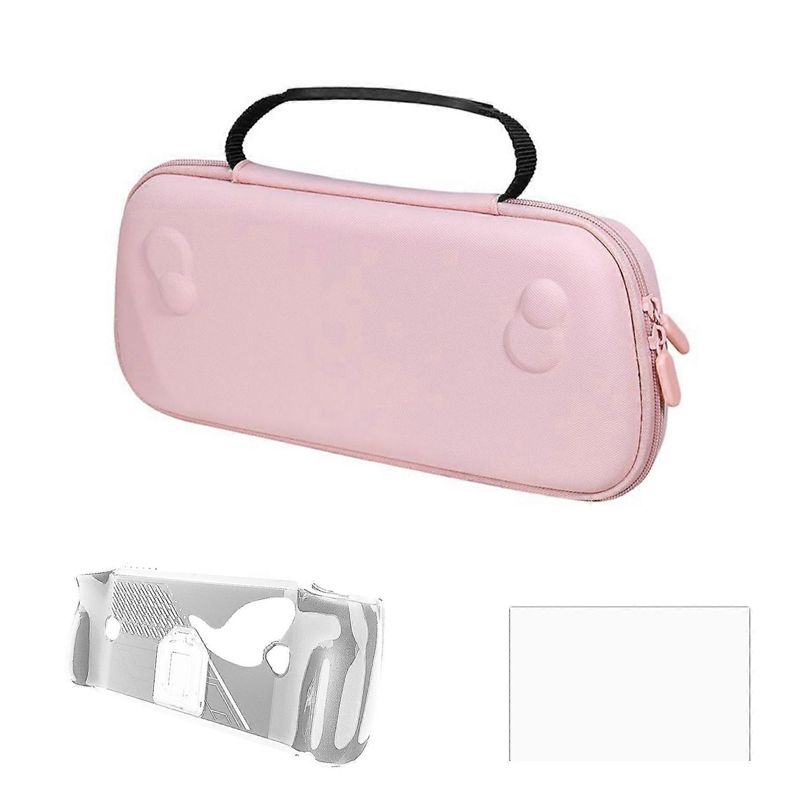 Carrying Case for Game EVA Carrying Case for Game Player Lightweight Waterproof Full Protections  Pink