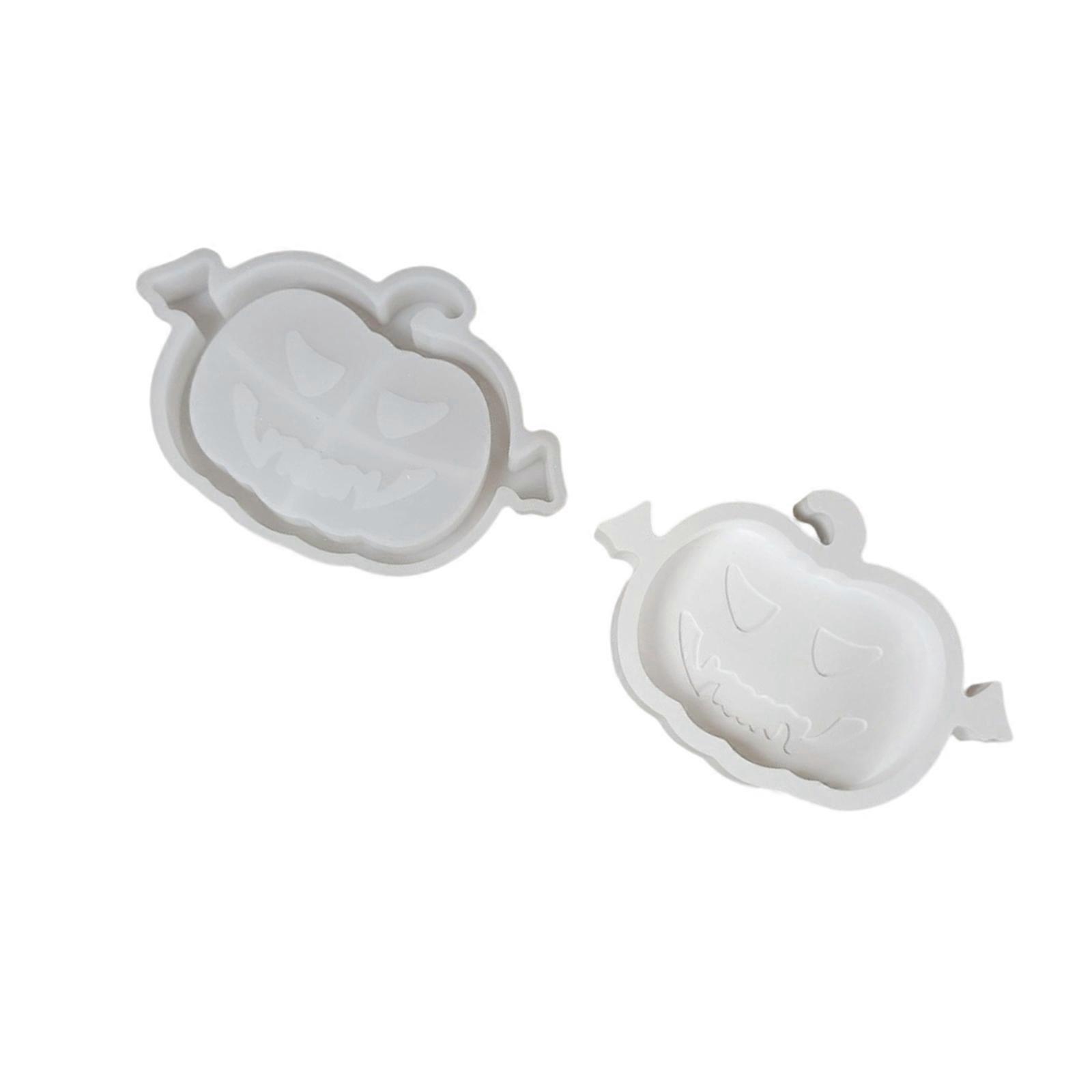 Multipurpose Pumpkin Silicone Mould Halloweens Decoration Craft Project for Candle Plasters Creation Multicolor