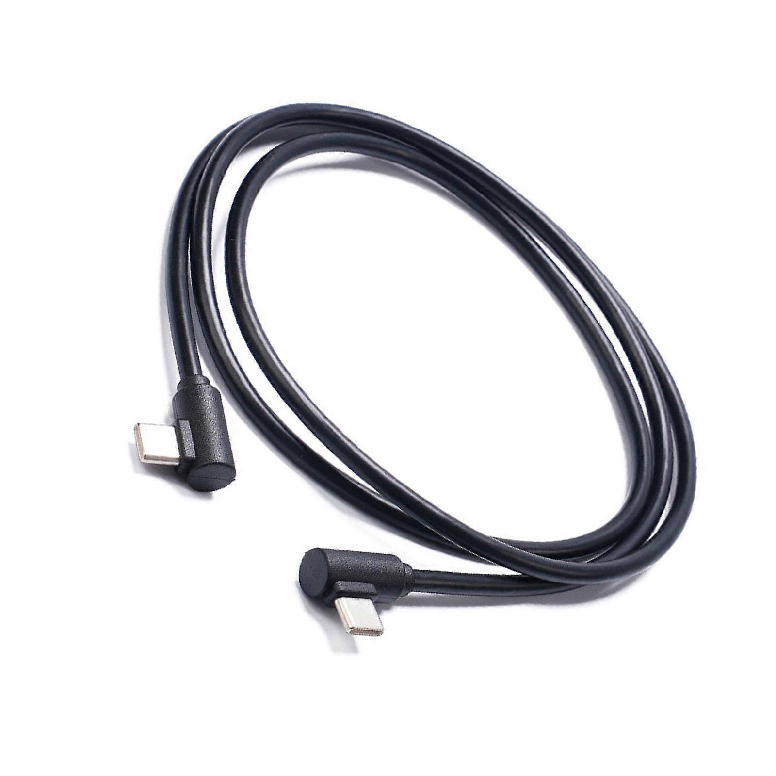 Right Angle USB C Fast Charge Cable 60W Power Delivery Cord Suitable for Smartphone Tablets Cameras Portable Electronics Multicolor