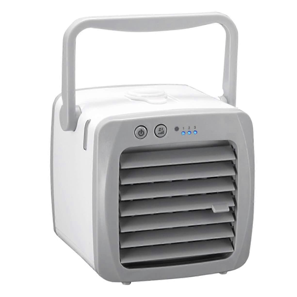 Mini Air Cooler Portable Desktop Fan with Adjustable Airflow for Home and Office Summer Use